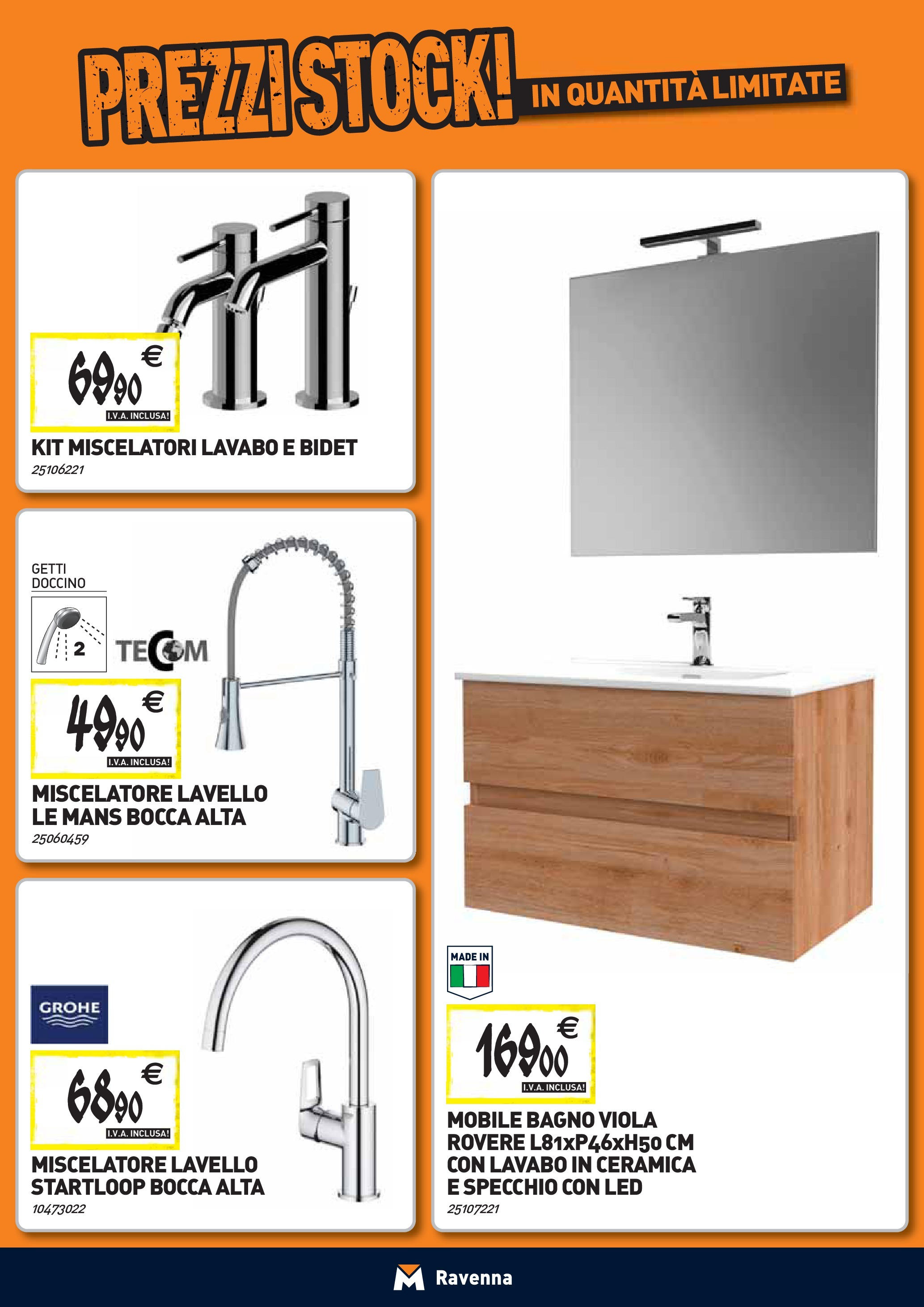 Nuovo TECNOMAT - Straordinari prezzi stock! dal 24/09/2025 > offerte anteprima 🛍️ | Pagina: 6 | Prodotti: Mobile, Lavello, Miscelatore, Bagno