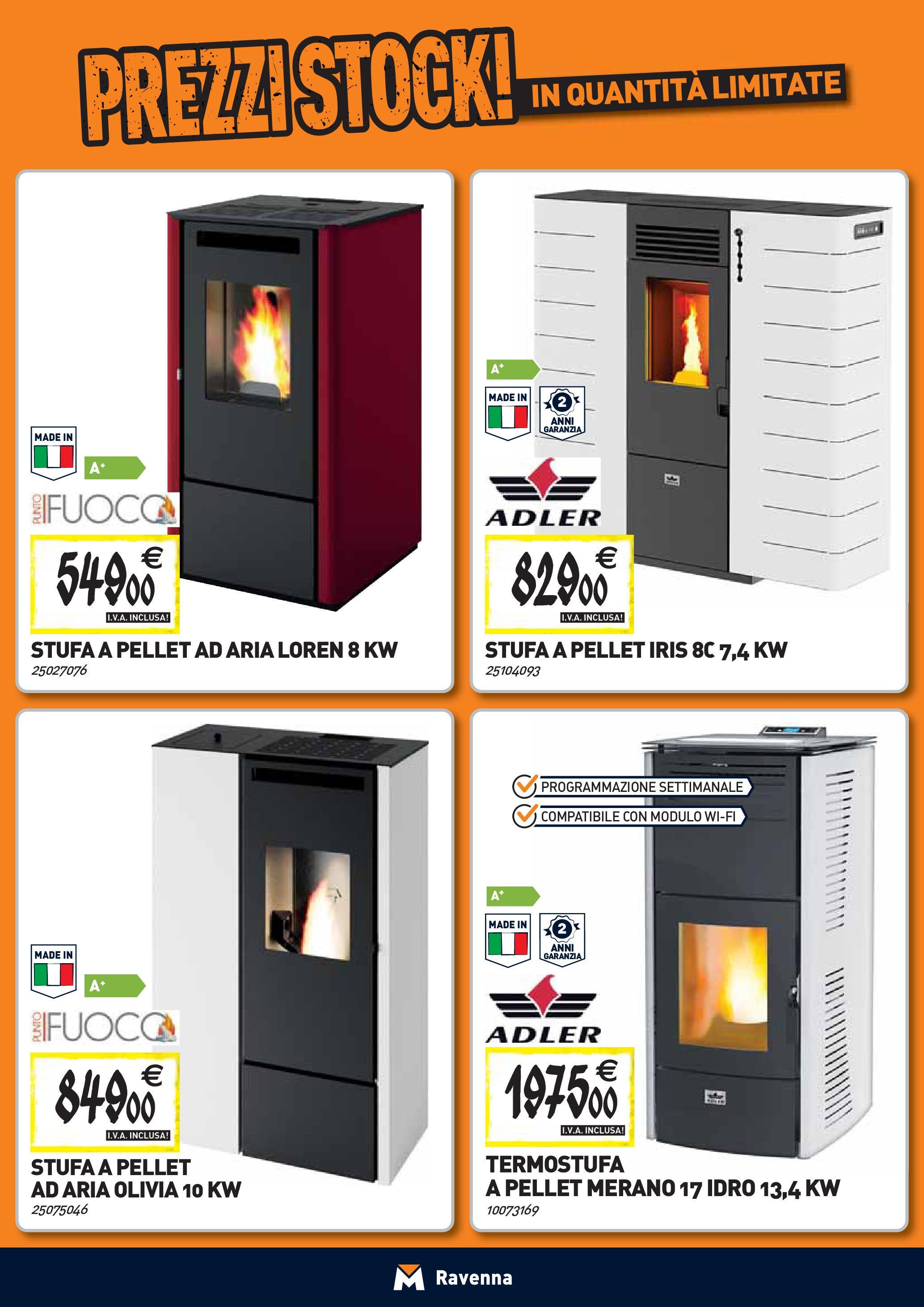 Nuovo TECNOMAT - Straordinari prezzi stock! dal 24/09/2025 > offerte anteprima 🛍️ | Pagina: 10 | Prodotti: Pellet, Stufa a pellet, Stufa