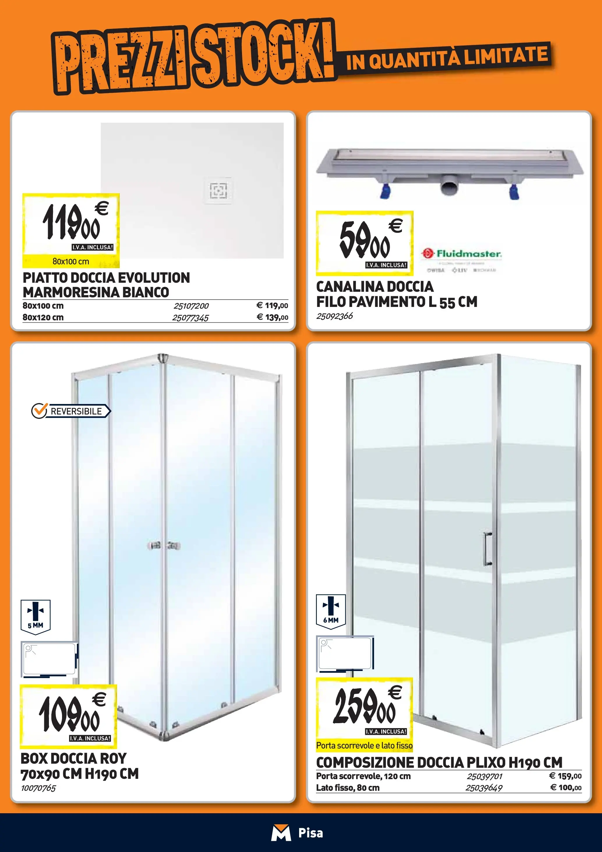 Nuovo TECNOMAT - Straordinari prezzi stock! dal 24/09/2025 > offerte anteprima 🛍️ | Pagina: 2 | Prodotti: Pavimento, Box doccia, Piatto, Doccia