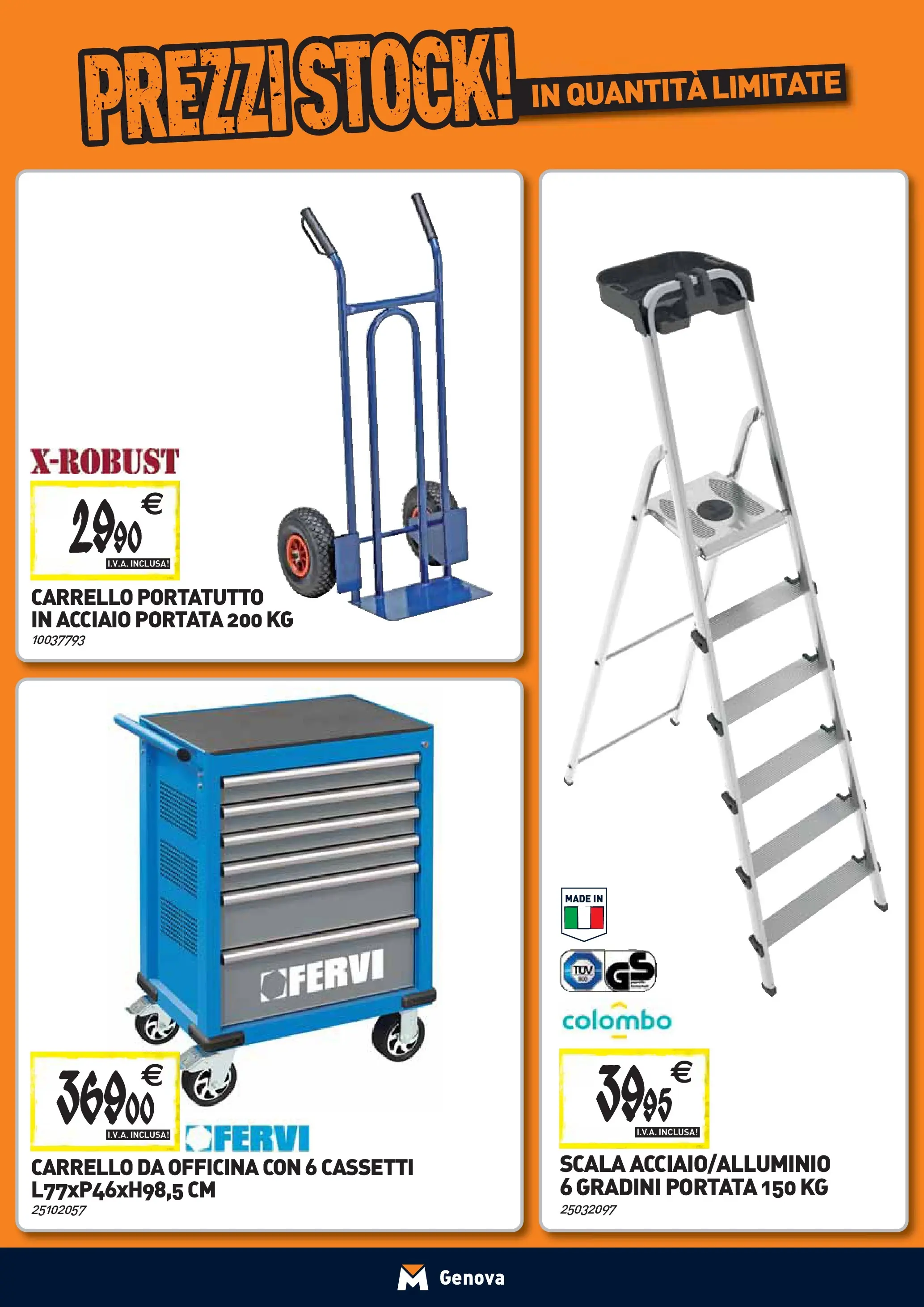 Nuovo TECNOMAT - Straordinari prezzi stock! dal 24/09/2025 > offerte anteprima 🛍️ | Pagina: 25 | Prodotti: Carrello, Scala