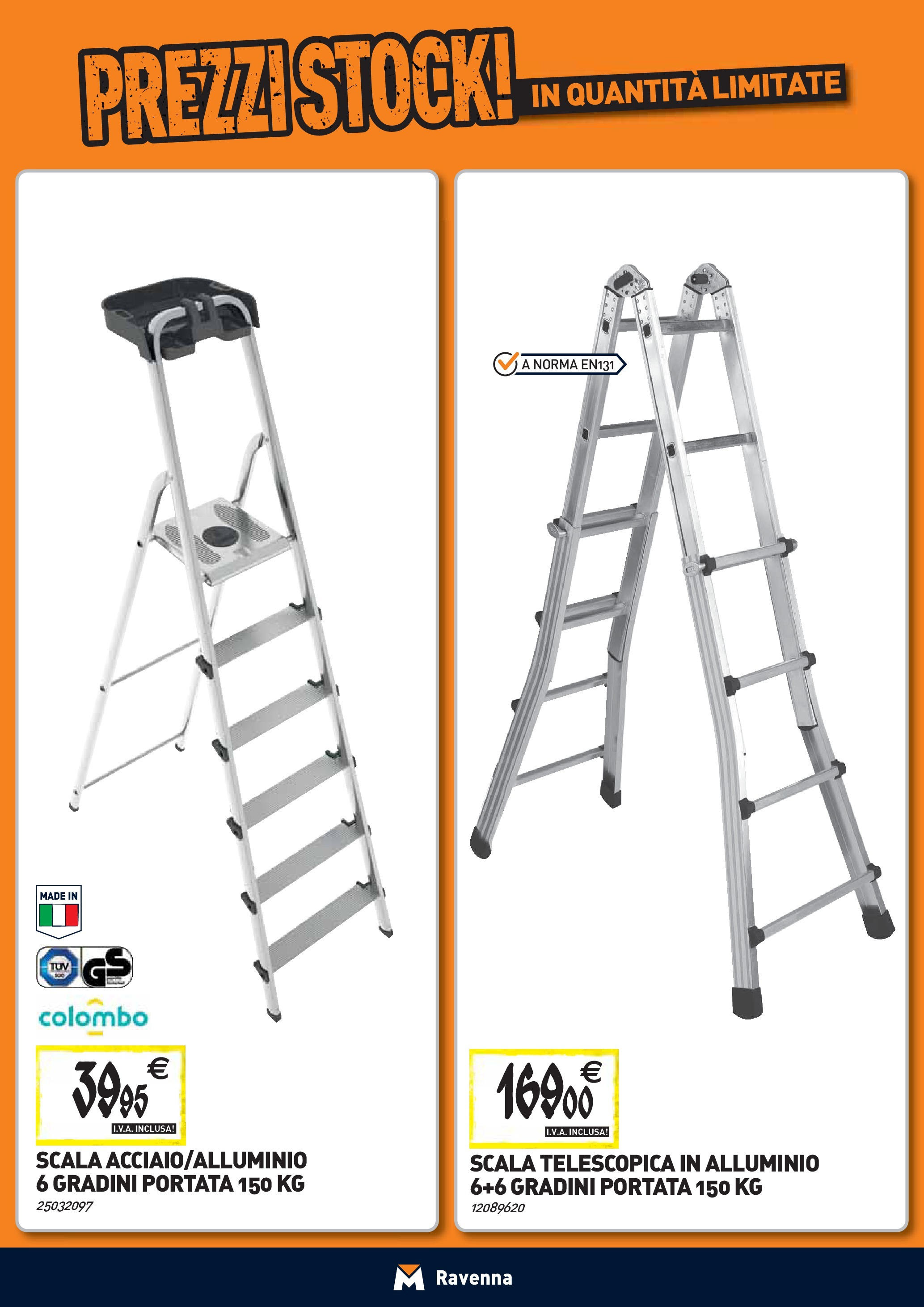 Nuovo TECNOMAT - Straordinari prezzi stock! dal 24/09/2025 > offerte anteprima 🛍️ | Pagina: 26 | Prodotti: Scala, Alluminio