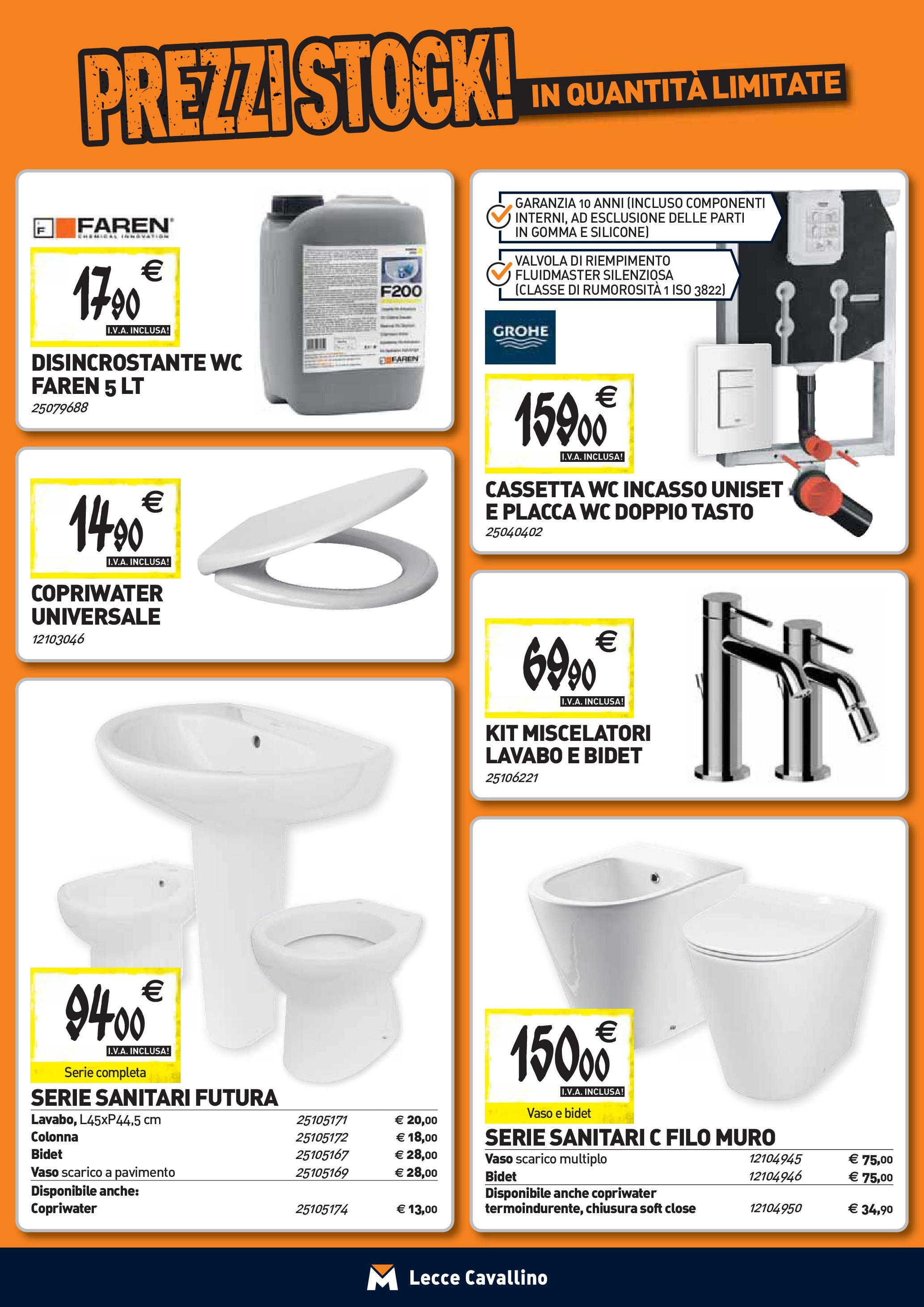 Nuovo TECNOMAT - Straordinari prezzi stock! dal 24/09/2025 > offerte anteprima 🛍️ | Pagina: 3 | Prodotti: Pavimento, Silicone, WC, Vaso