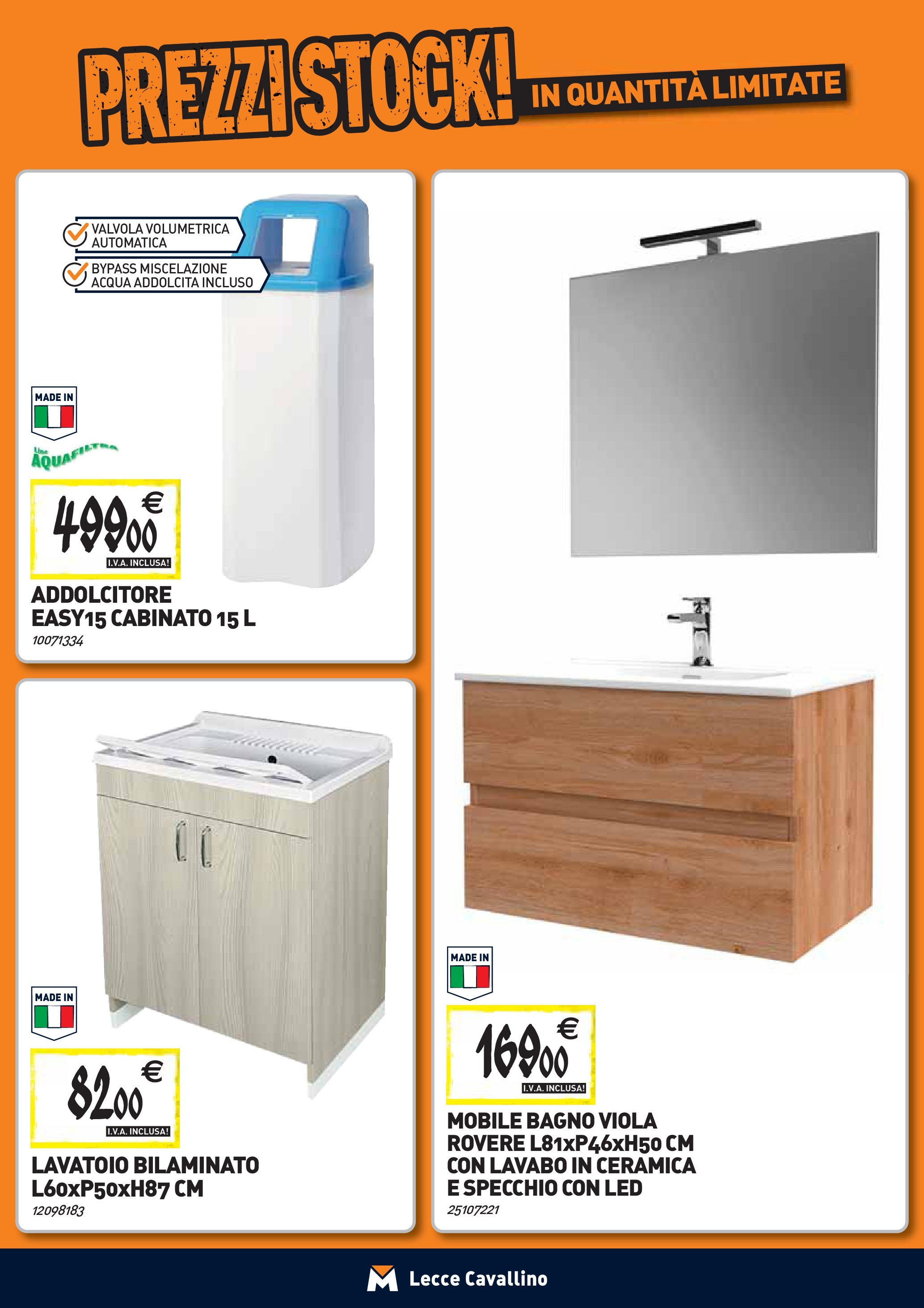 Nuovo TECNOMAT - Straordinari prezzi stock! dal 24/09/2025 > offerte anteprima 🛍️ | Pagina: 6 | Prodotti: Mobile, Acqua, Bagno, Specchio
