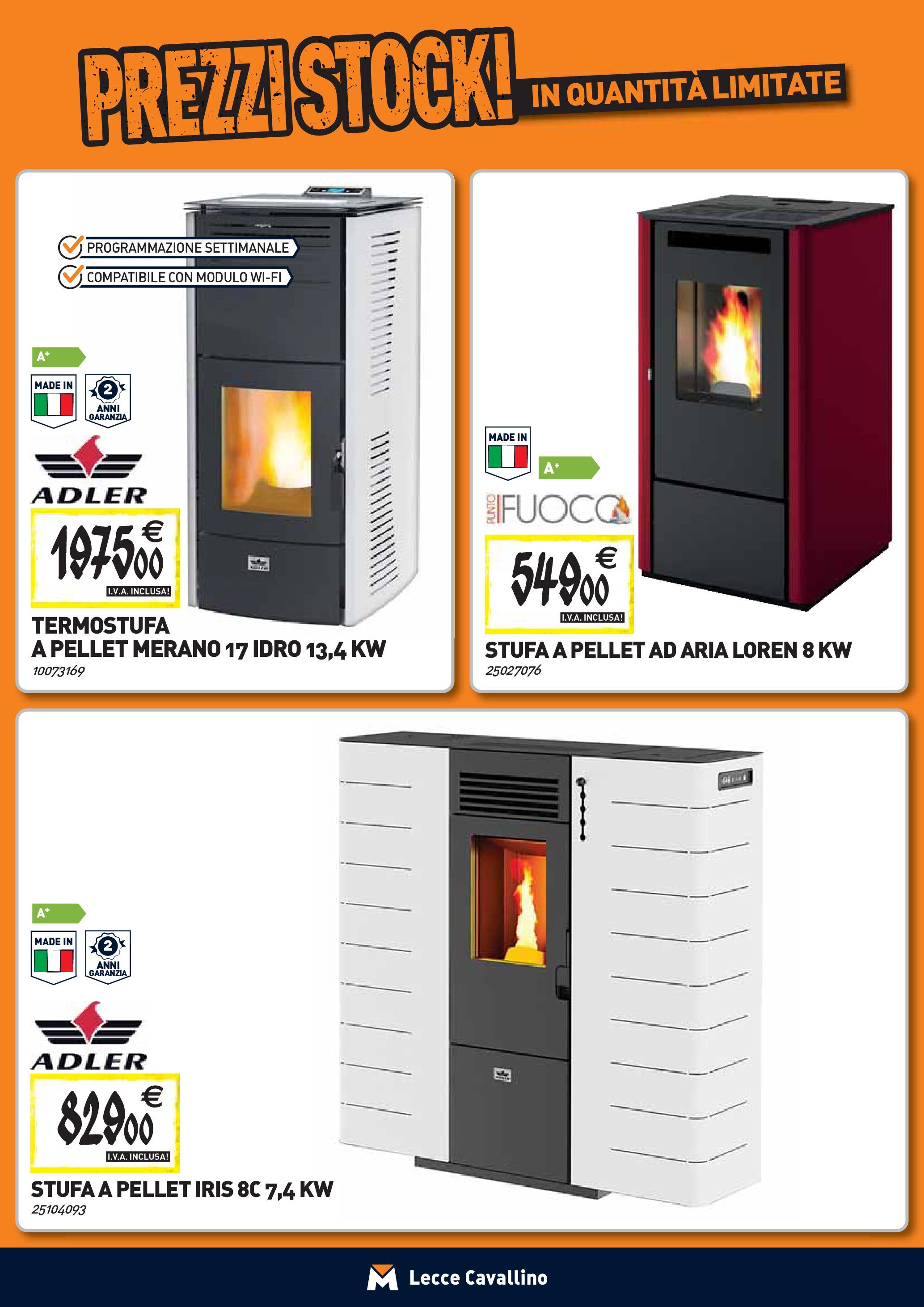 Nuovo TECNOMAT - Straordinari prezzi stock! dal 24/09/2025 > offerte anteprima 🛍️ | Pagina: 10 | Prodotti: Pellet, Stufa a pellet, Stufa