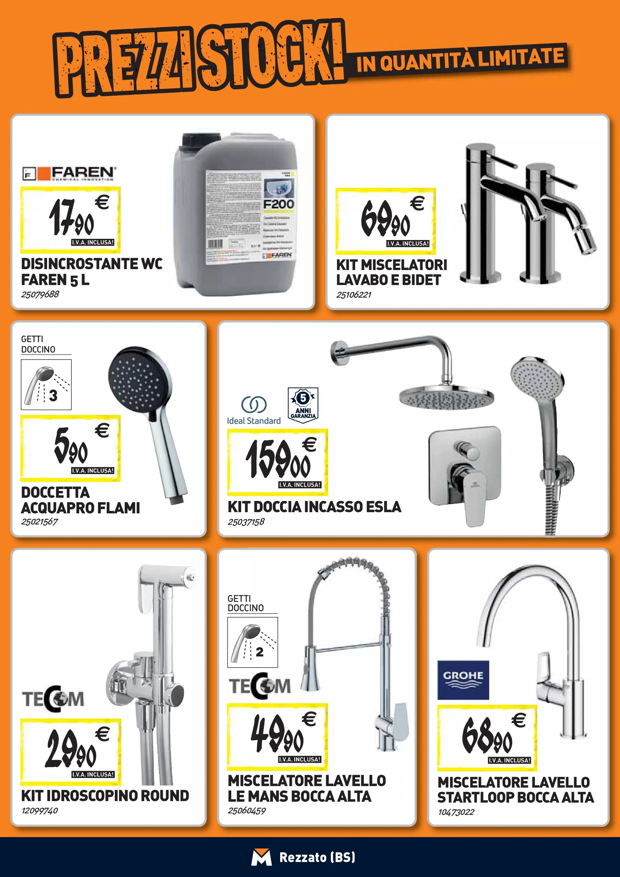 Nuovo TECNOMAT - Straordinari prezzi stock! dal 24/09/2025 > offerte anteprima 🛍️ | Pagina: 4 | Prodotti: Tè, Lavello, Miscelatore, WC