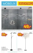 Möbelix Gutscheinblatt Lampen - bis 25.10.2025