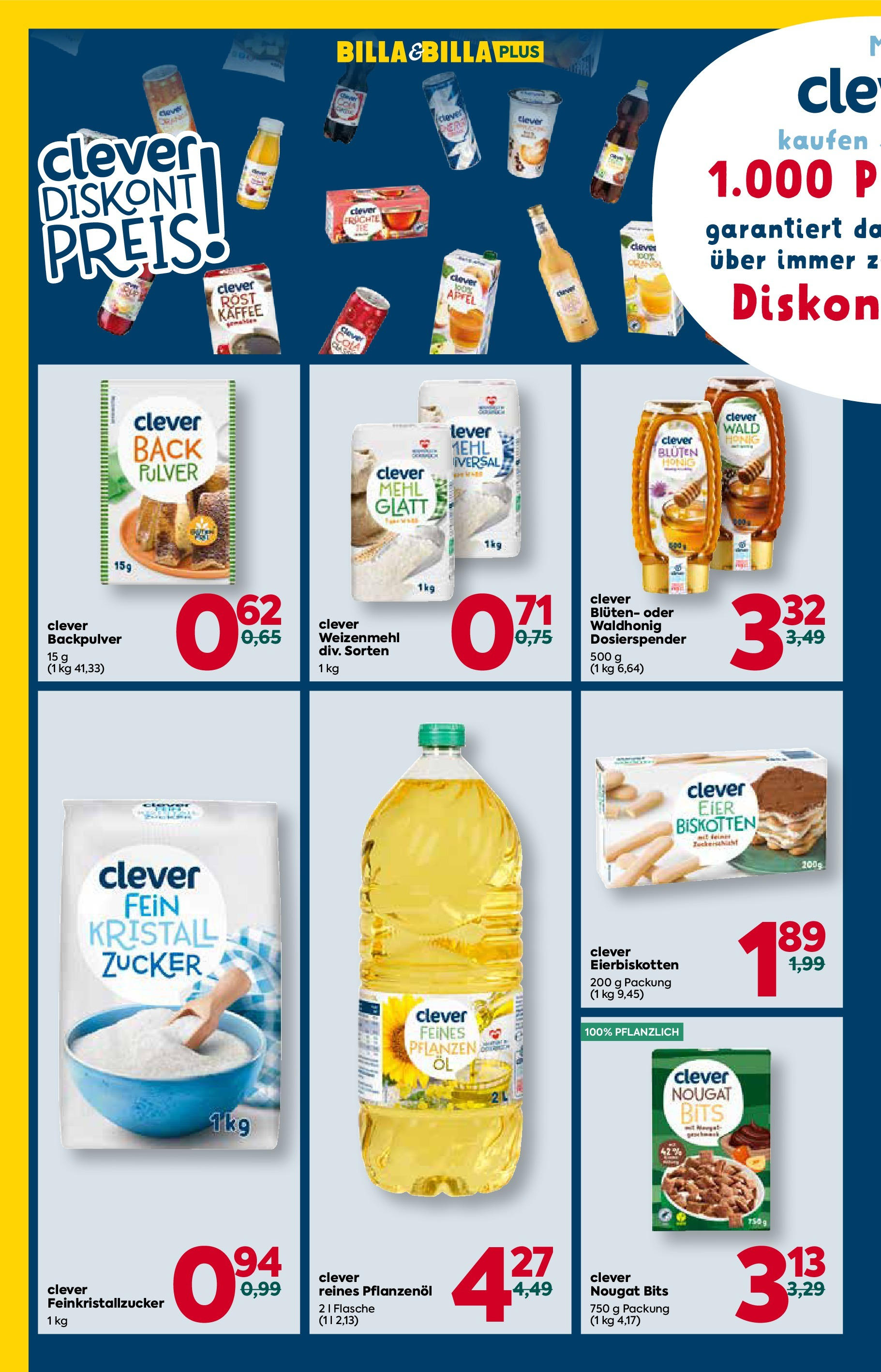 Billa Clever Wien, Moedling, Bad Radkersburg ab 25.09.2025 - Angebote, Prospekt | Seite: 9 | Produkte: Zucker, Eier, Kaffee, Äpfel