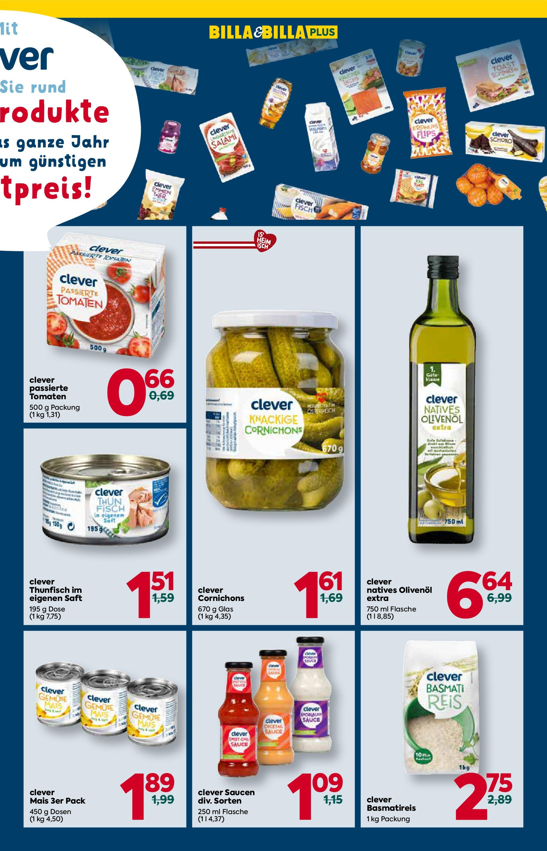 Billa Clever Wien, Moedling, Bad Radkersburg ab 25.09.2025 - Angebote, Prospekt | Seite: 10 | Produkte: Gemüse, Saft, Tomaten, Reis