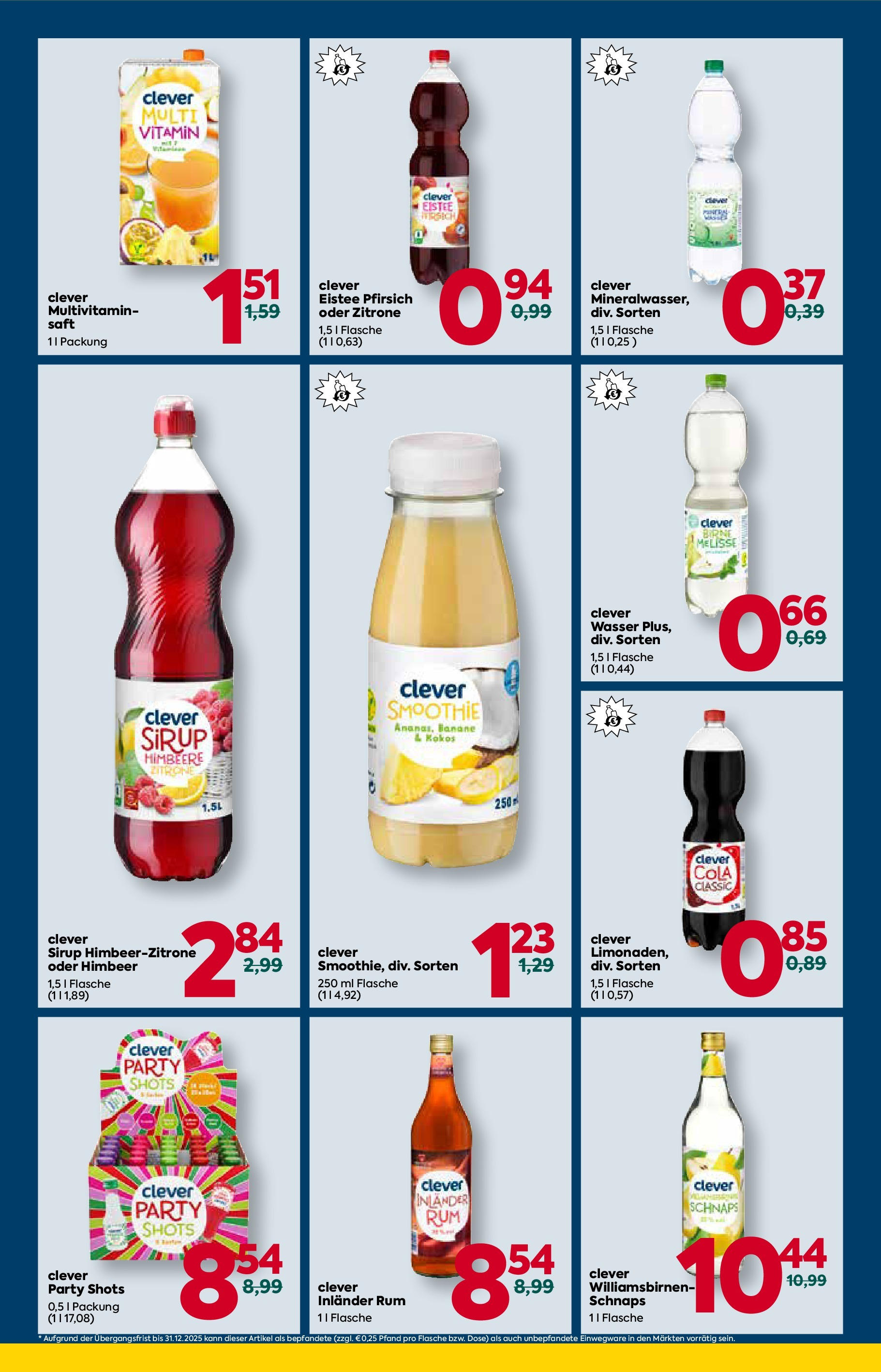 Billa Clever Wien, Moedling, Bad Radkersburg ab 25.09.2025 - Angebote, Prospekt | Seite: 14 | Produkte: Zitrone, Birne, Himbeere, Papier blanc