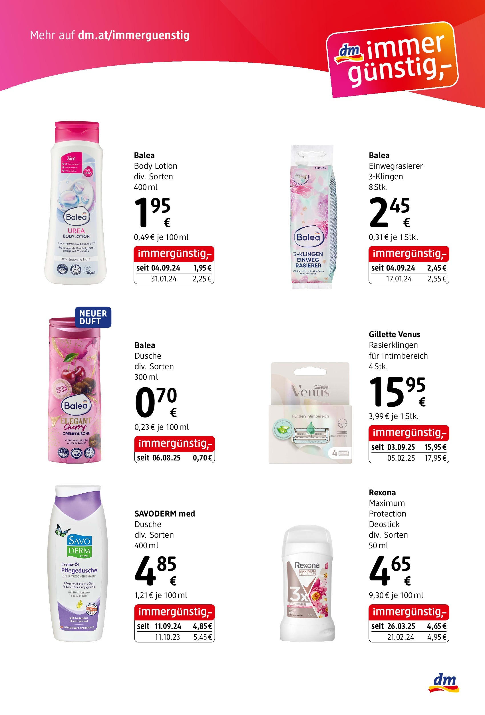 dm drogerie markt Flugblatt Oktober 2025 von 25.09.2025 - Aktuelle Angebote | Seite: 3 | Produkte: Rasierer, Dusche, Duft