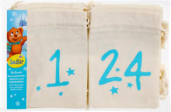 SauBär Adventskalender-Säckchen Set 24tlg