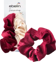 ebelin Scrunchies beige & rot