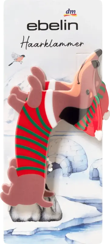 ebelin Haarklammer Dackel