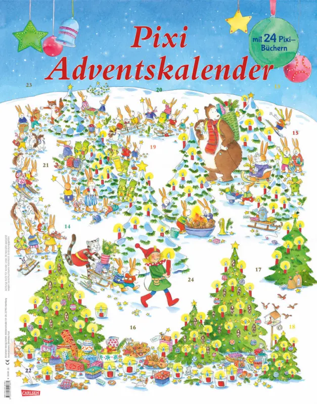 Carlsen Adventskalender 2025 Pixi Leporello