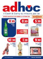 Adhoc Offerte valide dal 22 settembre al 5 ottobre 2025 - al 05.10.2025