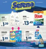 Serena Detersivi Volantino valido dal 22 settembre al 4 ottobre - al 22.09.2025