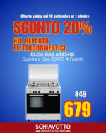 Schiavotto Sconto 20% - al 01.10.2025