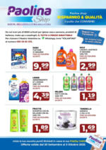 Paolina Shop Offerte valide dal 20 settembre al 3 ottobre - al 03.10.2025