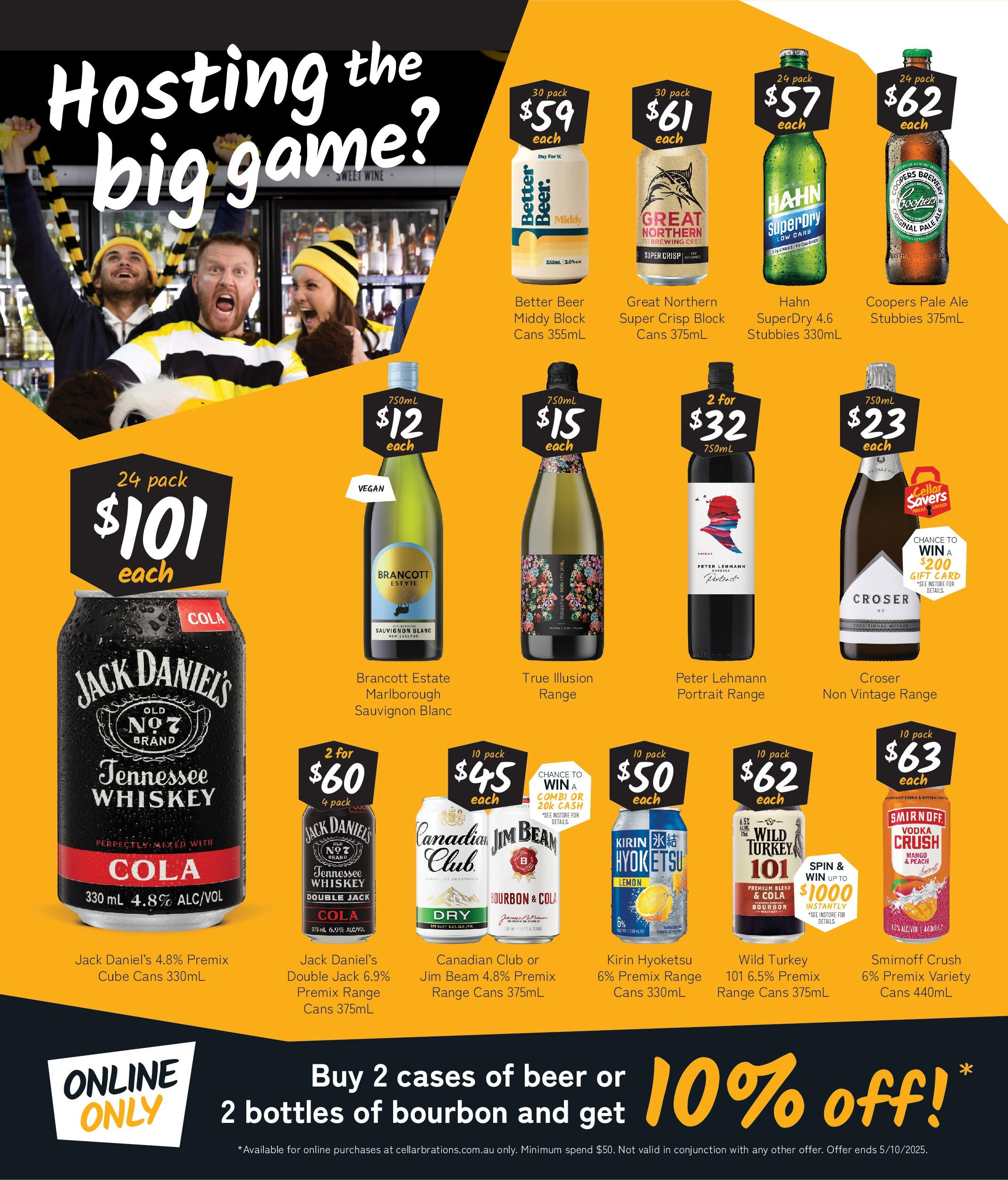 Cellarbrations Catalogue Charters Towers, Hyde Park - 22/09/2025 > weekly / monthly specials | Page: 2 | Products: Beer, Whiskey, Lemon, Peach