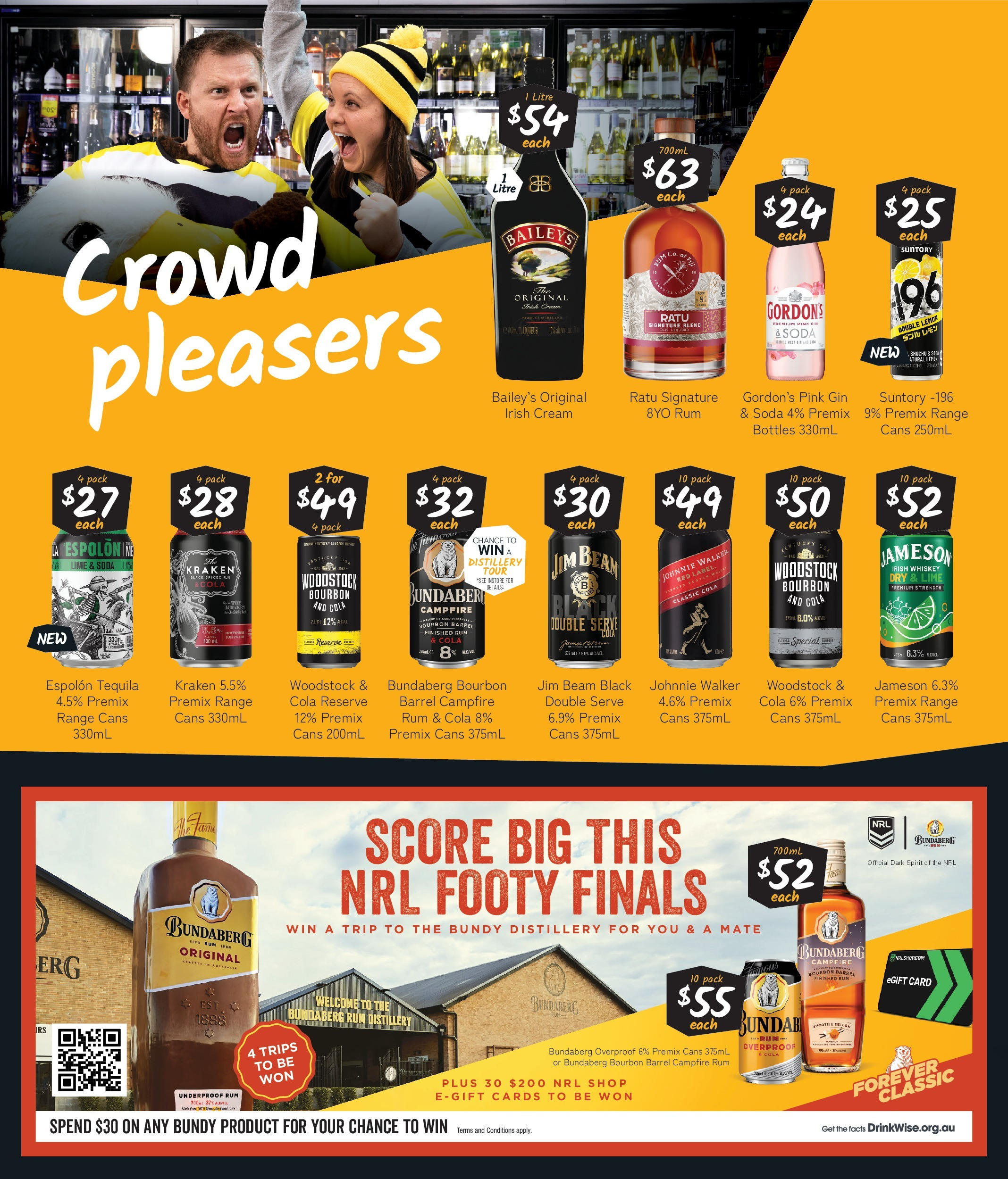 Cellarbrations Catalogue Ingham, Cairns - 22/09/2025 > weekly / monthly specials | Page: 6 | Products: Cream, Whiskey, Lemon, Lime