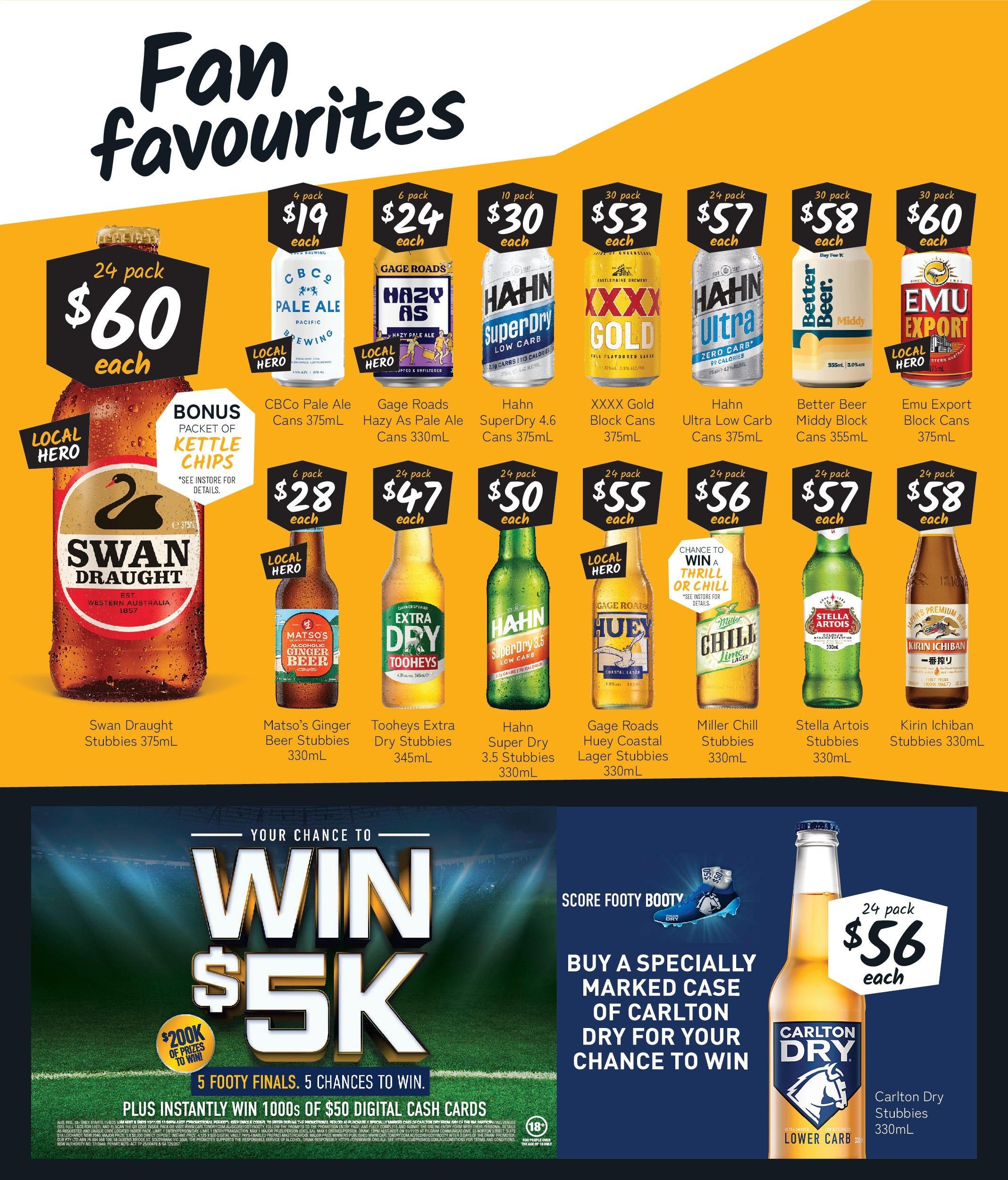Cellarbrations Catalogue Cottesloe, Perth  - 22/09/2025 > weekly / monthly specials | Page: 3 | Products: Ginger, Beer, Digital, Kettle
