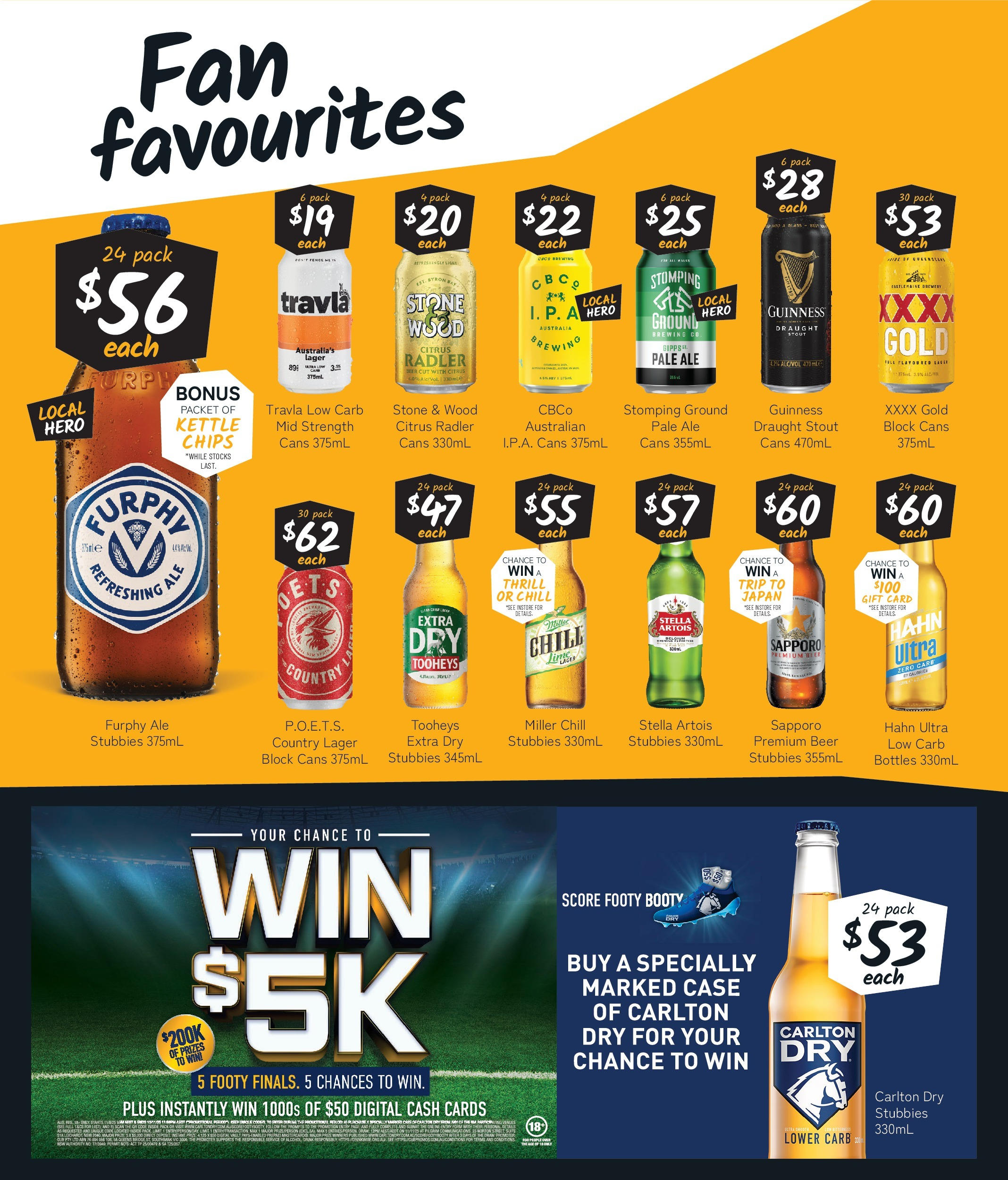Cellarbrations Catalogue Pakenham, Daylesford, Wheelers Hill - 22/09/2025 > weekly / monthly specials | Page: 3 | Products: Wood, Lime, Digital, Case