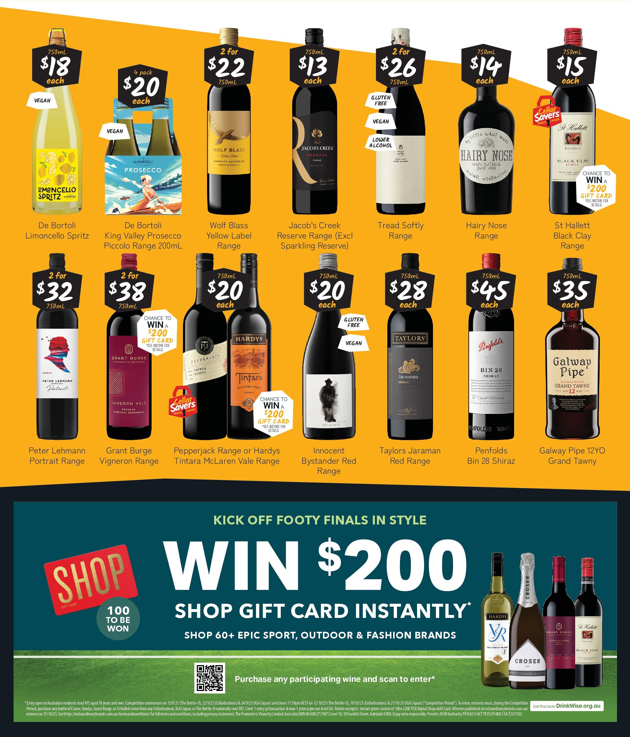 Cellarbrations Catalogue Pakenham, Daylesford, Wheelers Hill - 22/09/2025 > weekly / monthly specials | Page: 5 | Products: Wine, Digital, Clay