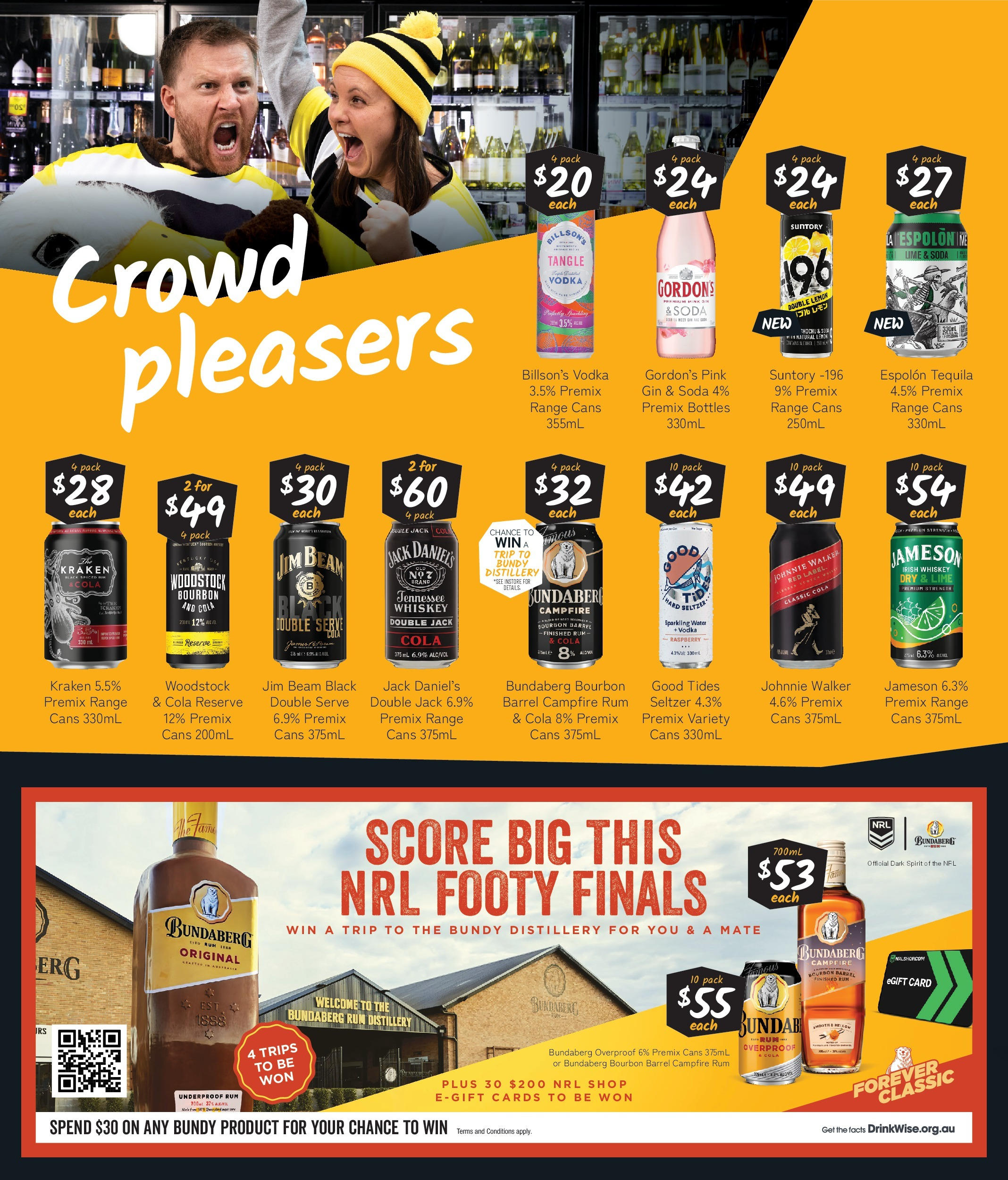 Cellarbrations Catalogue Pakenham, Daylesford, Wheelers Hill - 22/09/2025 > weekly / monthly specials | Page: 6 | Products: Bourbon, Whiskey, Rum, Raspberry