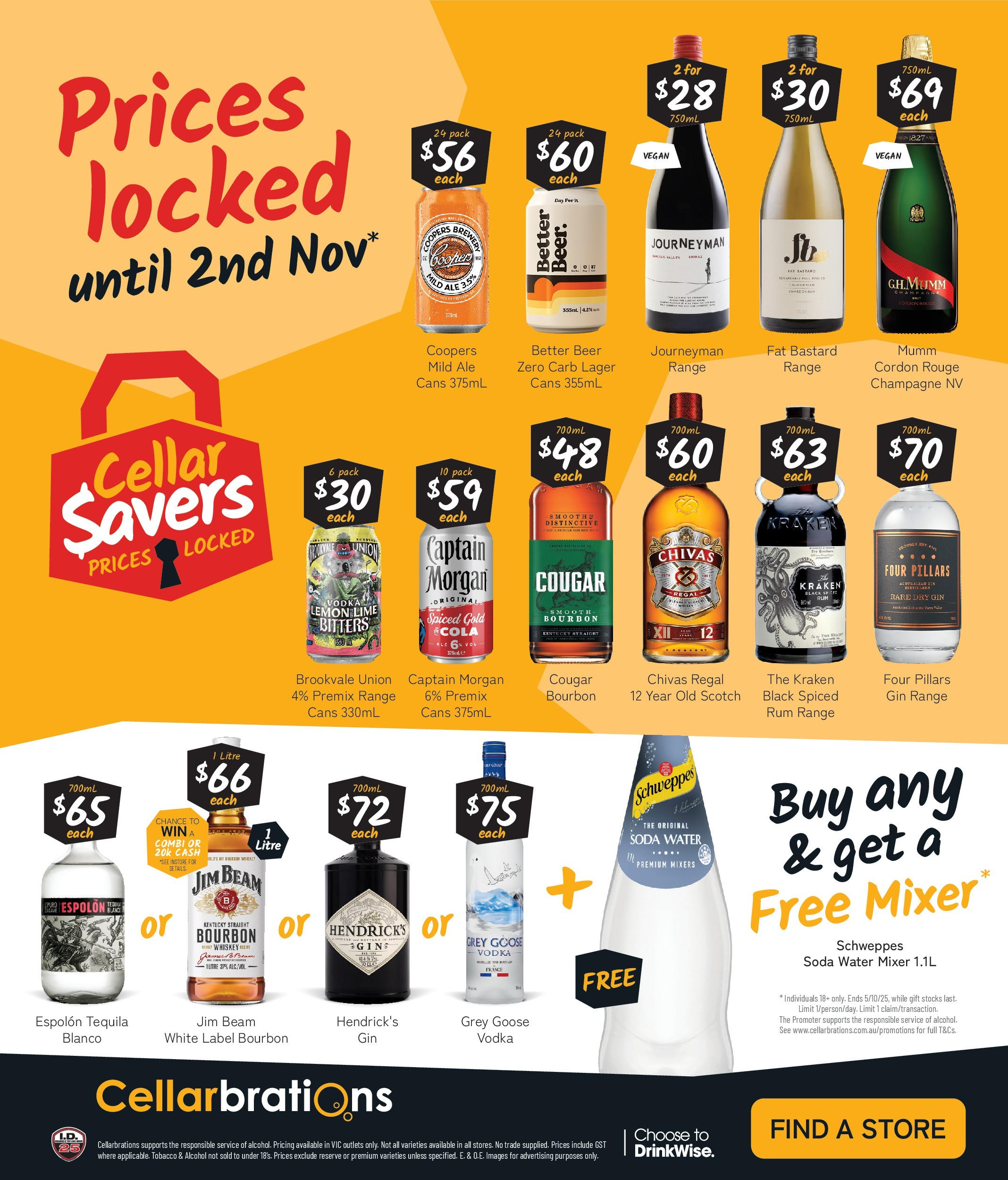 Cellarbrations Catalogue Pakenham, Daylesford, Wheelers Hill - 22/09/2025 > weekly / monthly specials | Page: 8 | Products: Beer, Gin, Rum, Lemon