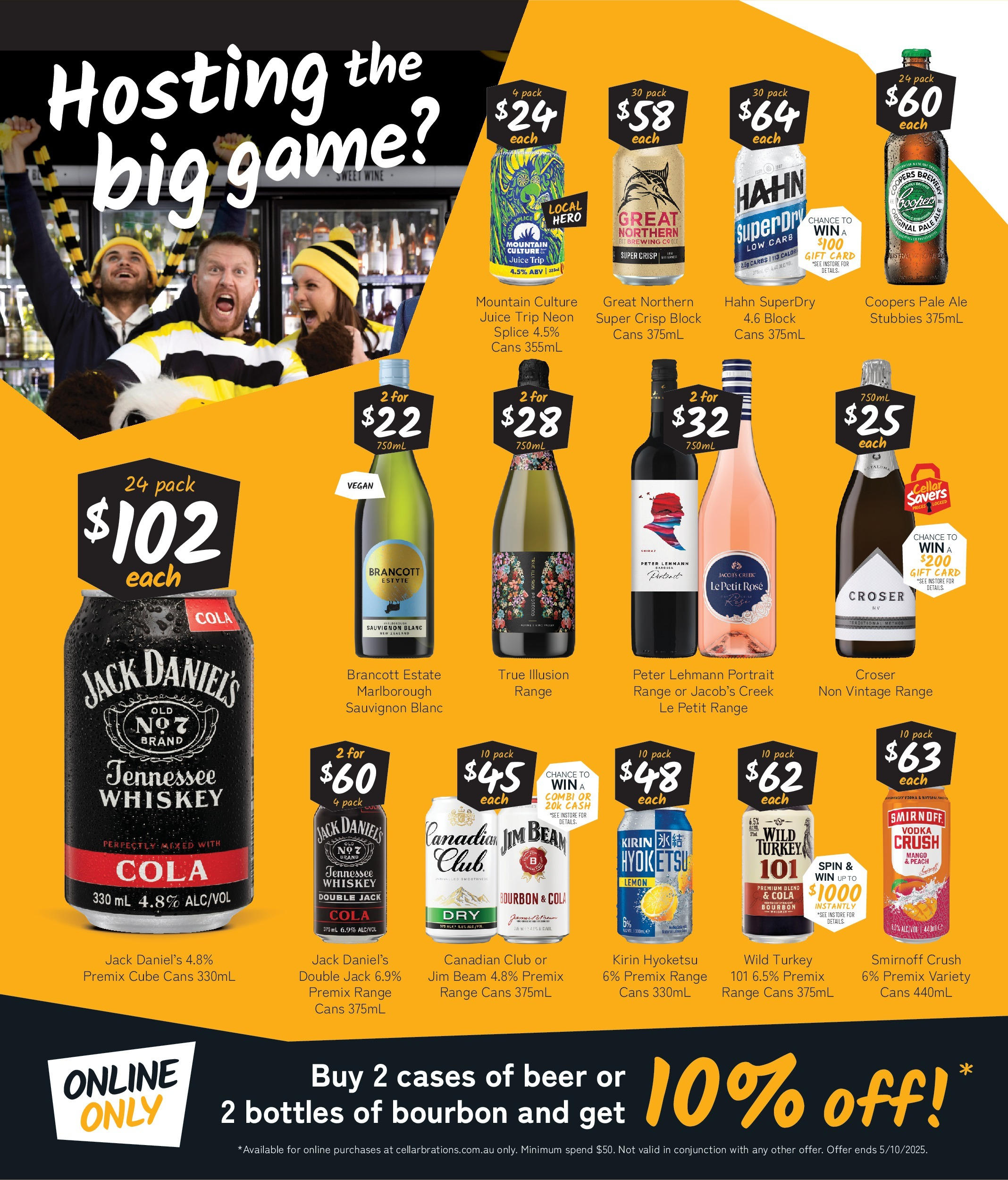 Cellarbrations Catalogue Merrylands, Forresters Beach - 22/09/2025 > weekly / monthly specials | Page: 2 | Products: Beer, Vodka, Whiskey, Game