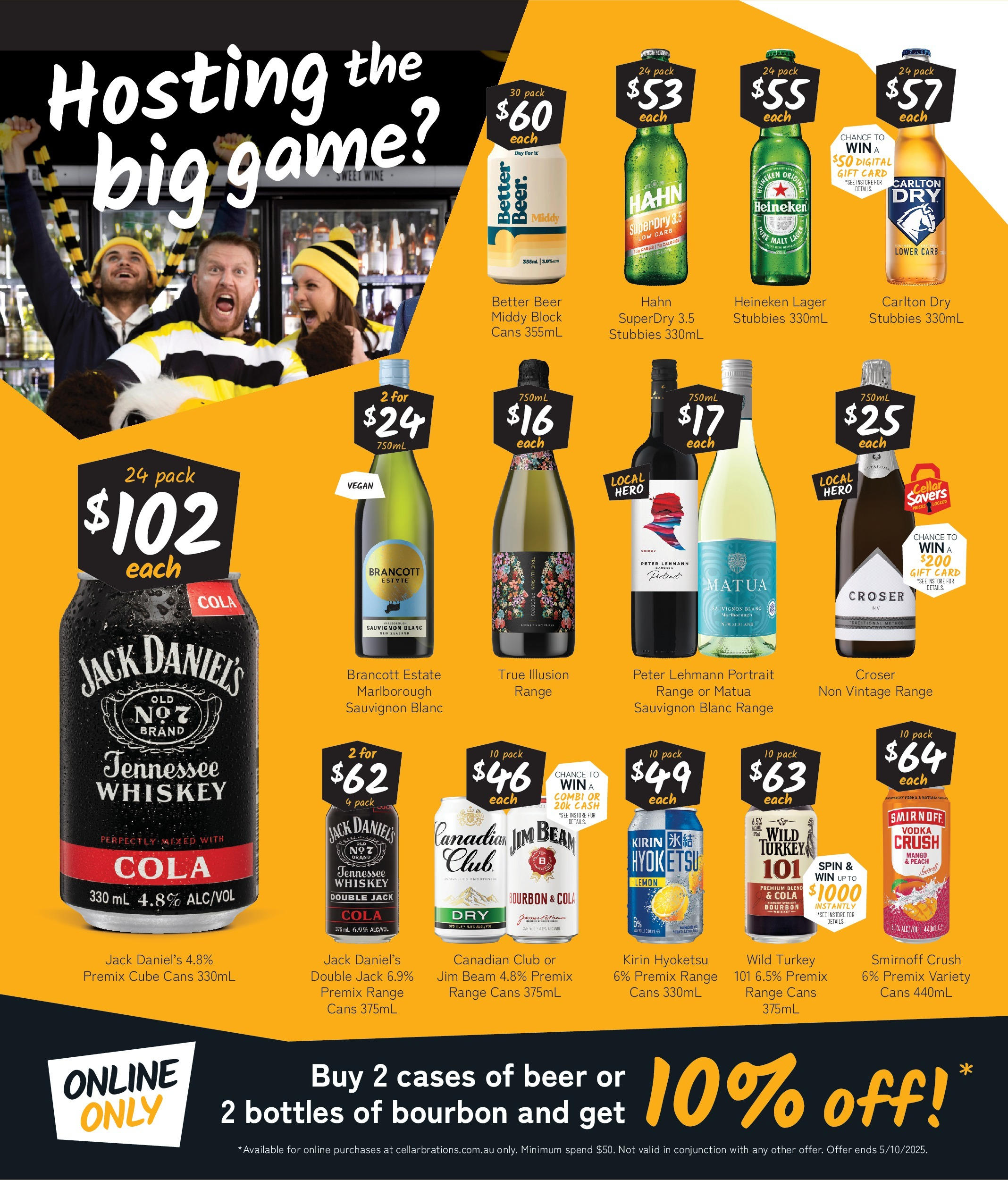 Cellarbrations Catalogue Andamooka, Coober Pedy - 22/09/2025 > weekly / monthly specials | Page: 2 | Products: Whiskey, Turkey, Digital, Game