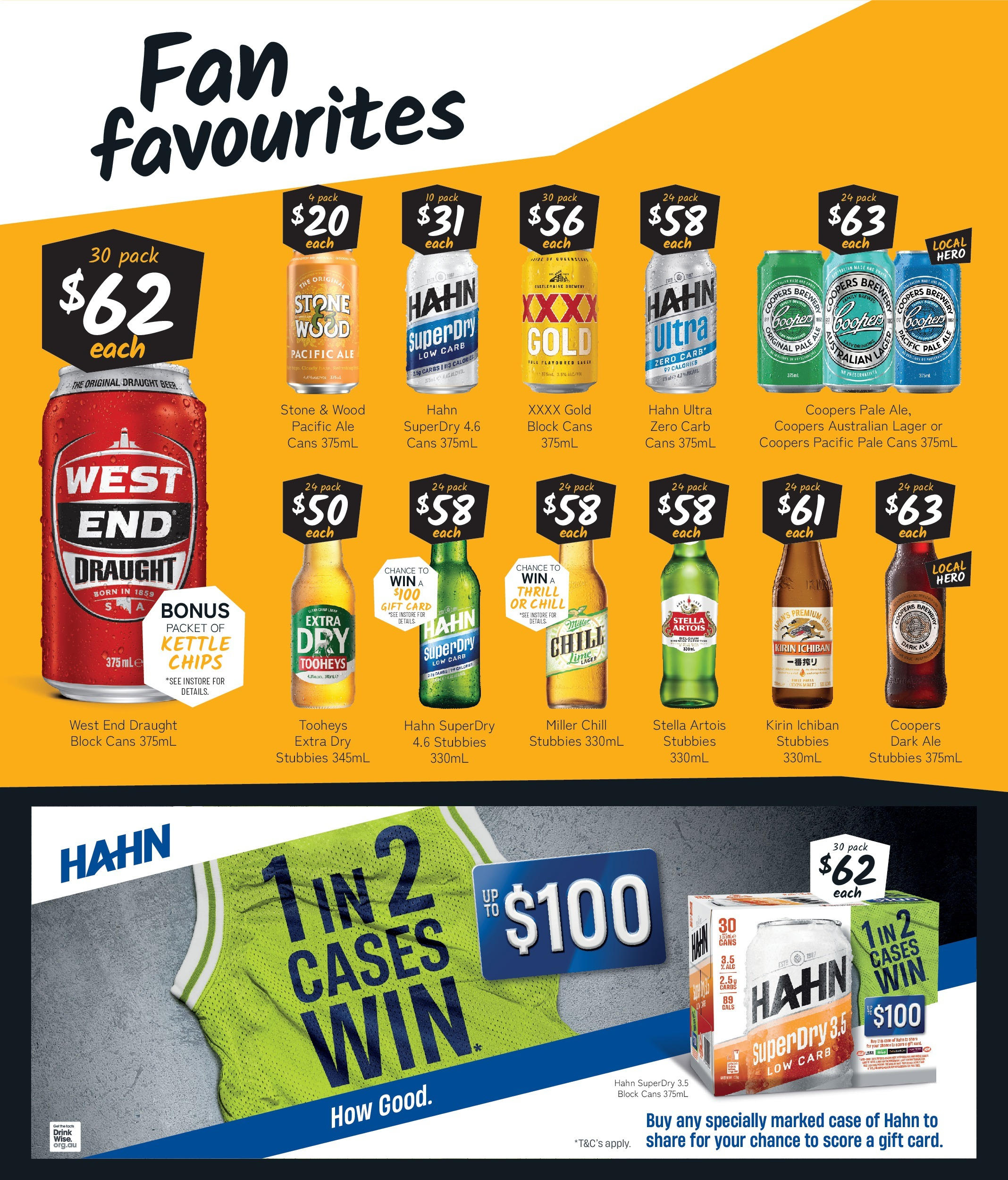 Cellarbrations Catalogue Andamooka, Coober Pedy - 22/09/2025 > weekly / monthly specials | Page: 3 | Products: Chips, Wood, Case, Kettle