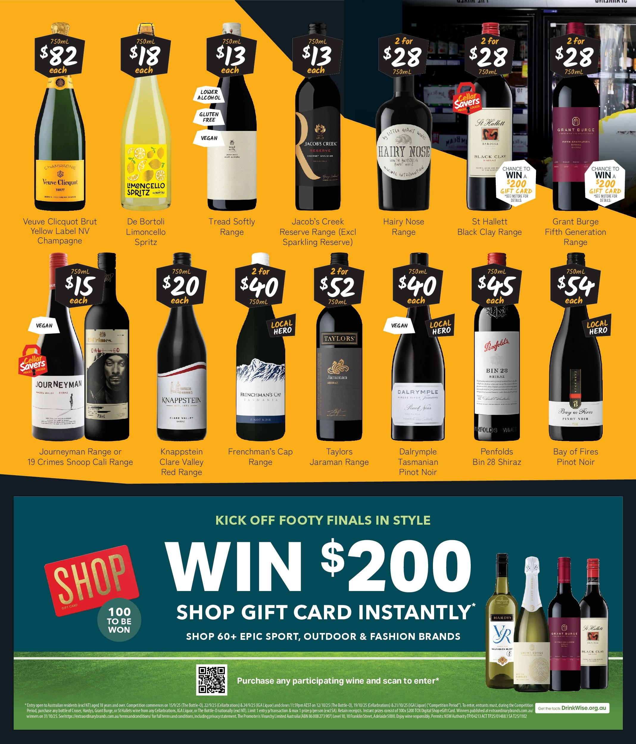 Cellarbrations Catalogue Somerset, Huonville, Hobart - 22/09/2025 > weekly / monthly specials | Page: 6 | Products: Wine, Cap, Digital, Clay