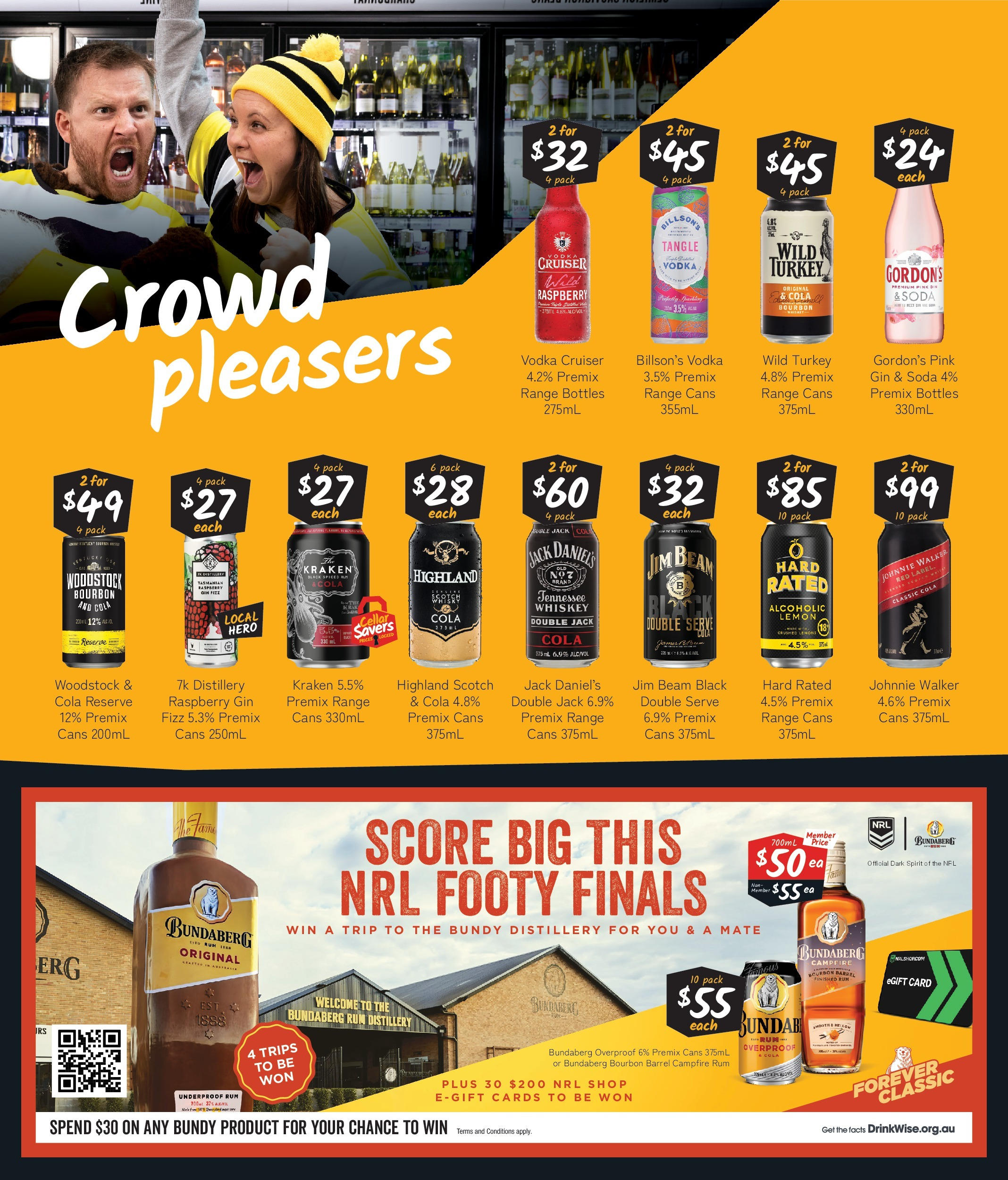 Cellarbrations Catalogue Somerset, Huonville, Hobart - 22/09/2025 > weekly / monthly specials | Page: 7 | Products: Vodka, Whiskey, Turkey, Raspberry