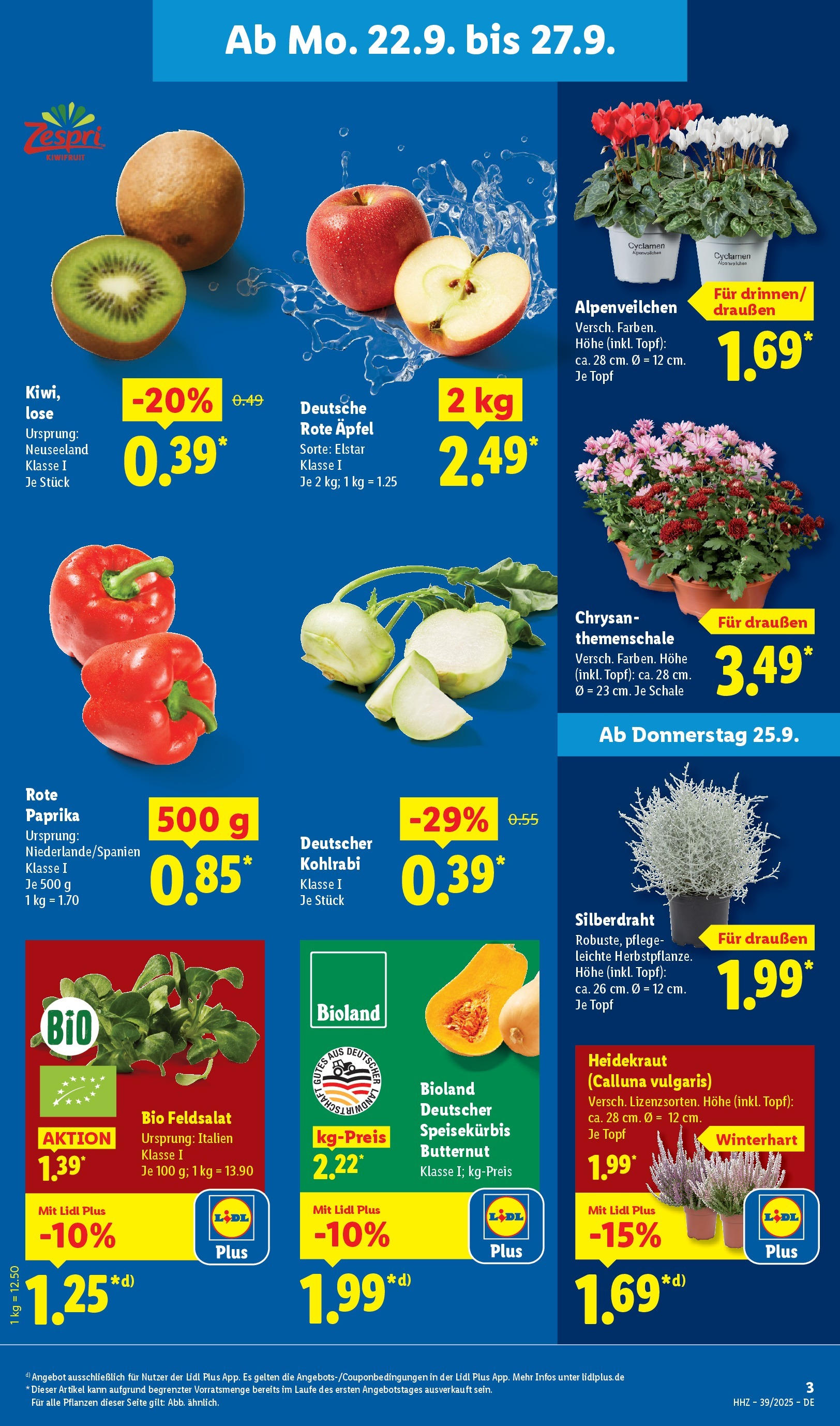 Lidl: Wochenangebote von 21. September bis 27. September 2025 - Prospekt seite 3