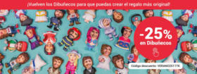 ¡Vuelven los Dibuñecos para que puedas crear el regalo más original!