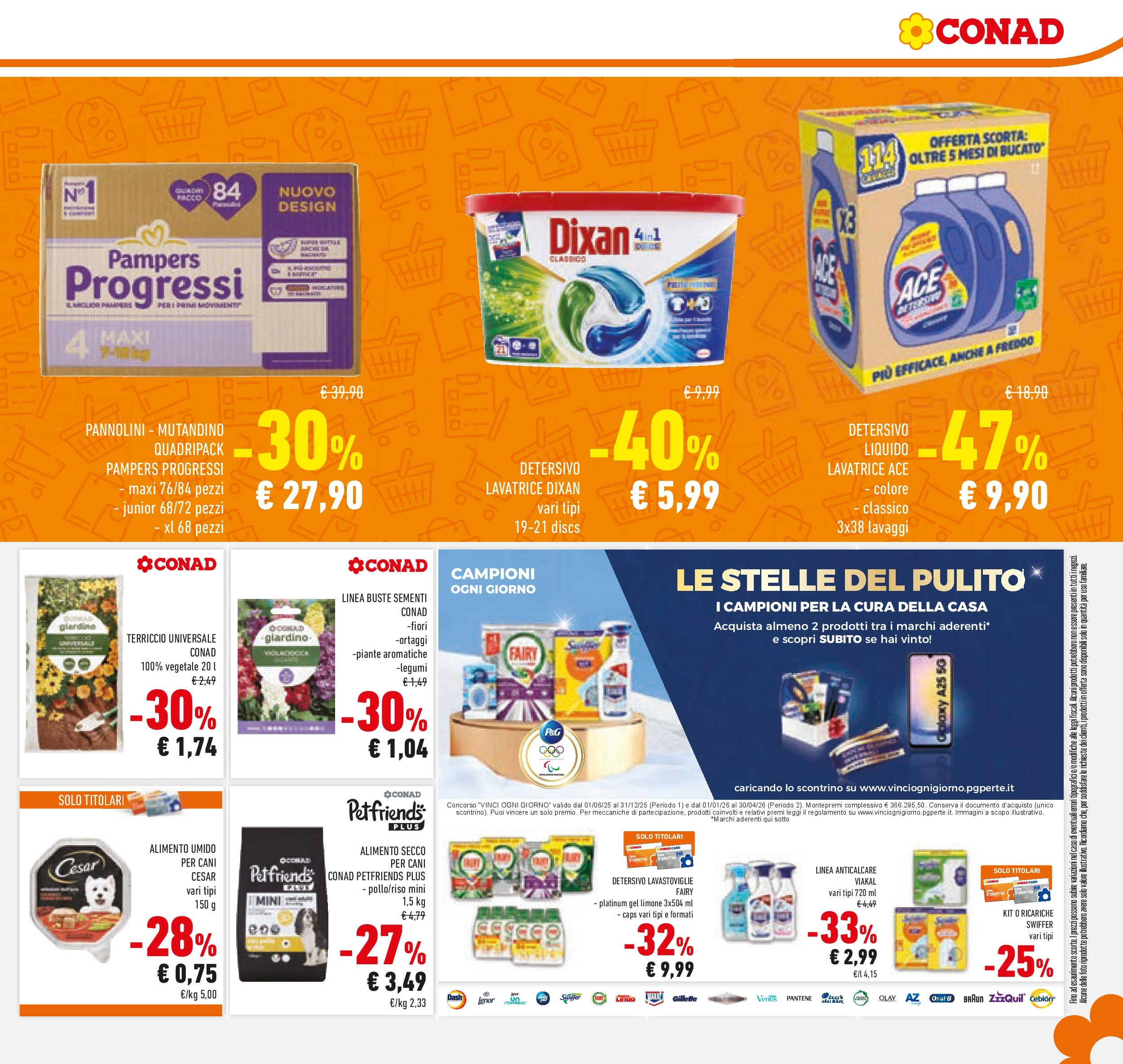 Volantino Conad dal 23/09/2025 > Anteprima | Pagina: 27 | Prodotti: Limone, Lavatrice, Pampers, Terriccio