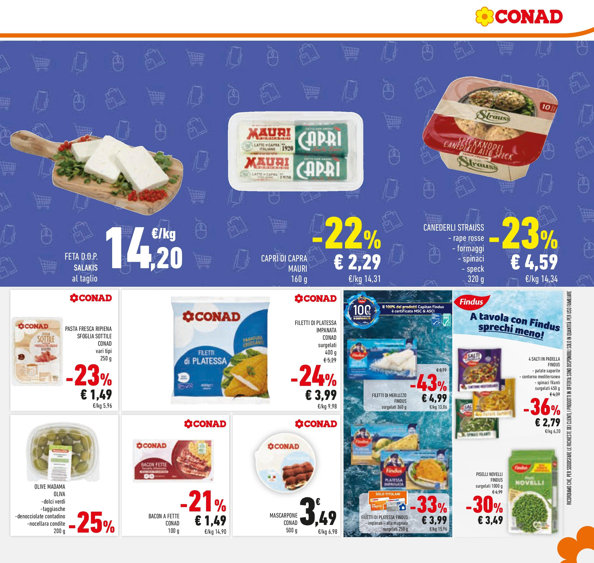 Volantino Conad dal 23/09/2025 > Anteprima | Pagina: 31 | Prodotti: Speck, Patate, Latte, Olive