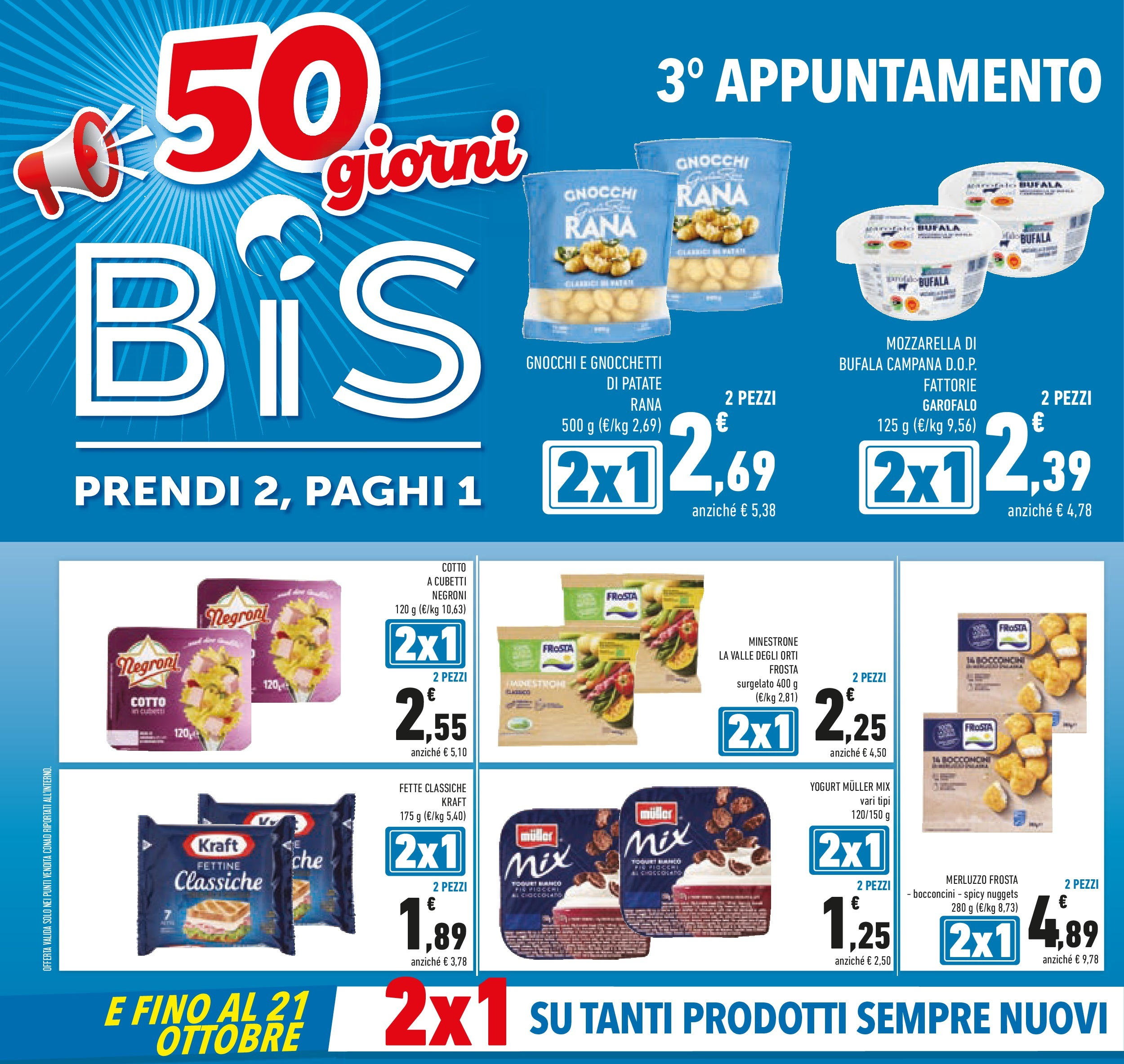Volantino Conad dal 23/09/2025 > Anteprima | Pagina: 4 | Prodotti: Minestrone, Fiocchi, Nuggets, Patate