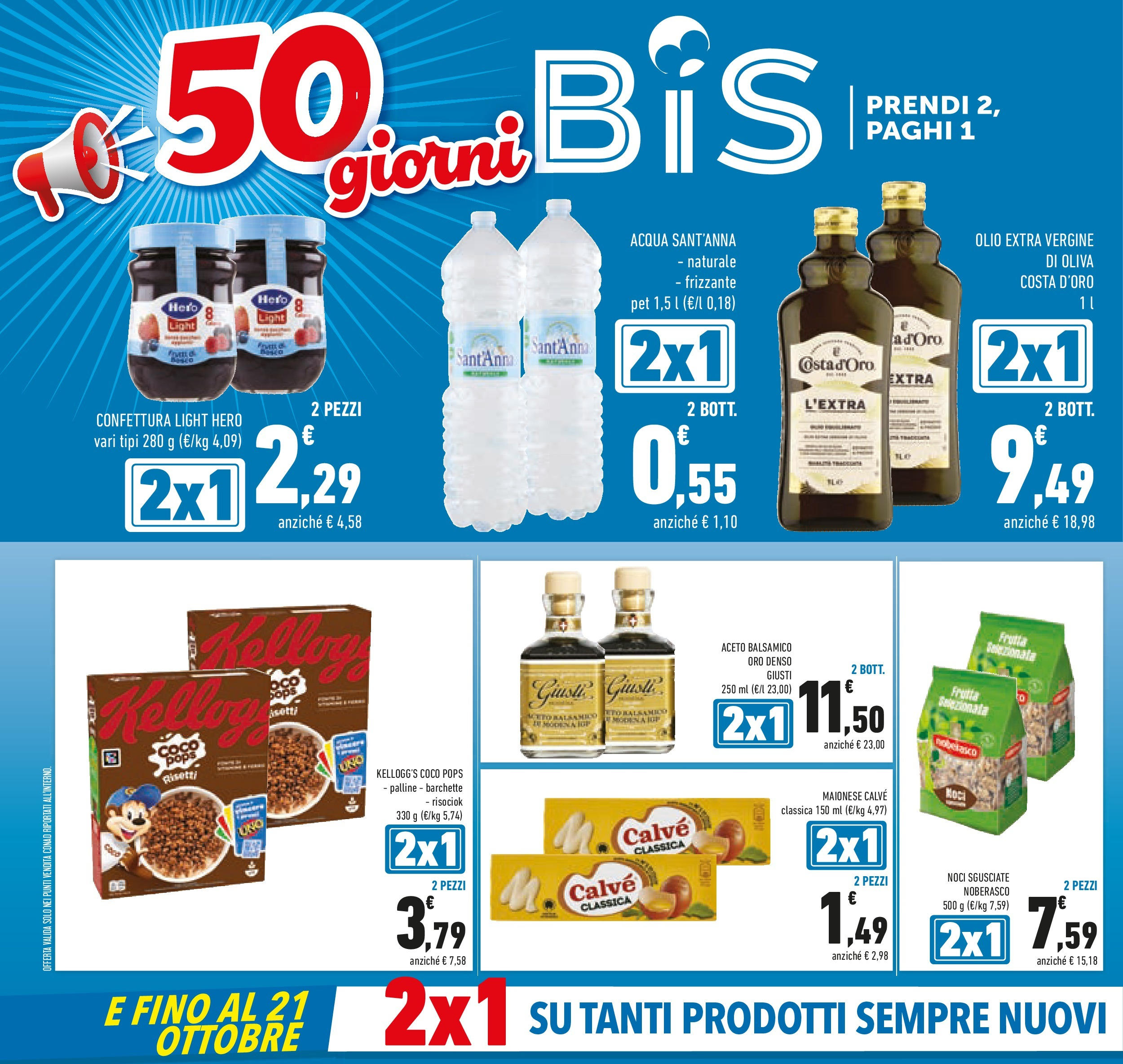 Volantino Conad dal 23/09/2025 > Anteprima | Pagina: 6 | Prodotti: Acqua, Maionese, Noci, Disco
