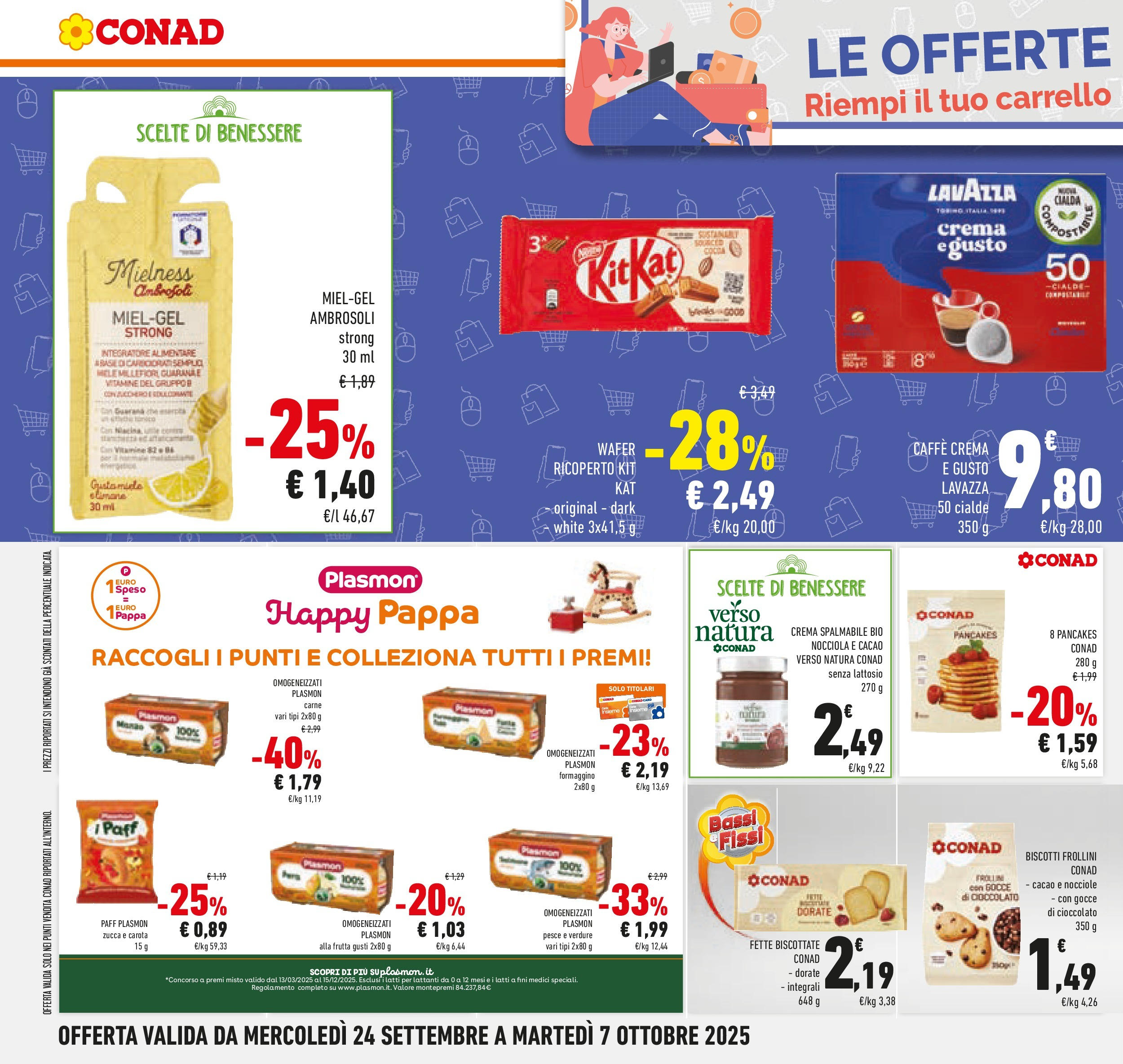 Volantino Conad dal 23/09/2025 > Anteprima | Pagina: 34 | Prodotti: Caffè, Carota, Biscotti, Zucca