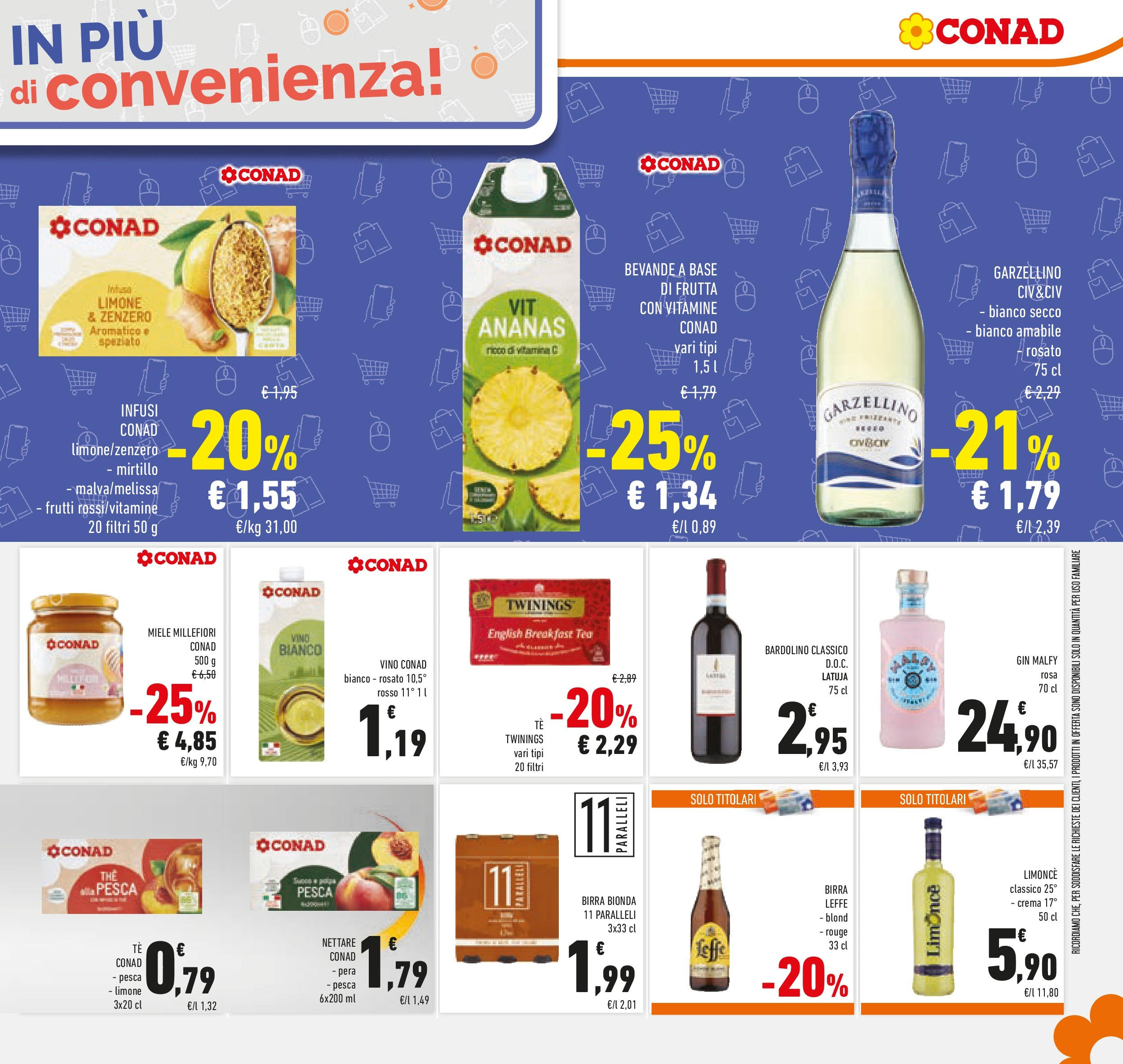 Volantino Conad dal 23/09/2025 > Anteprima | Pagina: 35 | Prodotti: Crema, Gin, Frutta, Miele