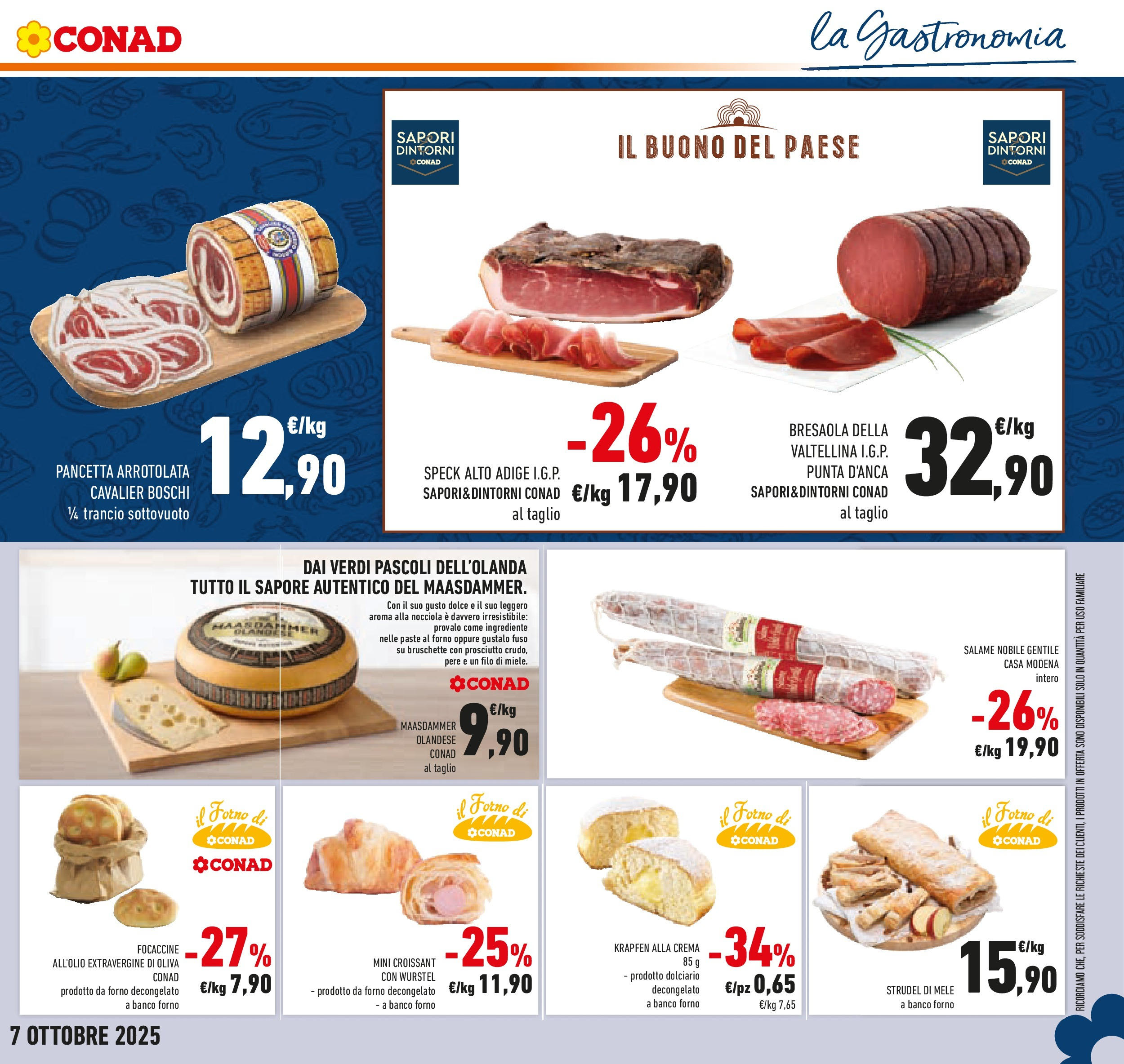 Volantino Conad dal 23/09/2025 > Anteprima | Pagina: 29 | Prodotti: Crema, Bresaola, Focaccia, Croissant