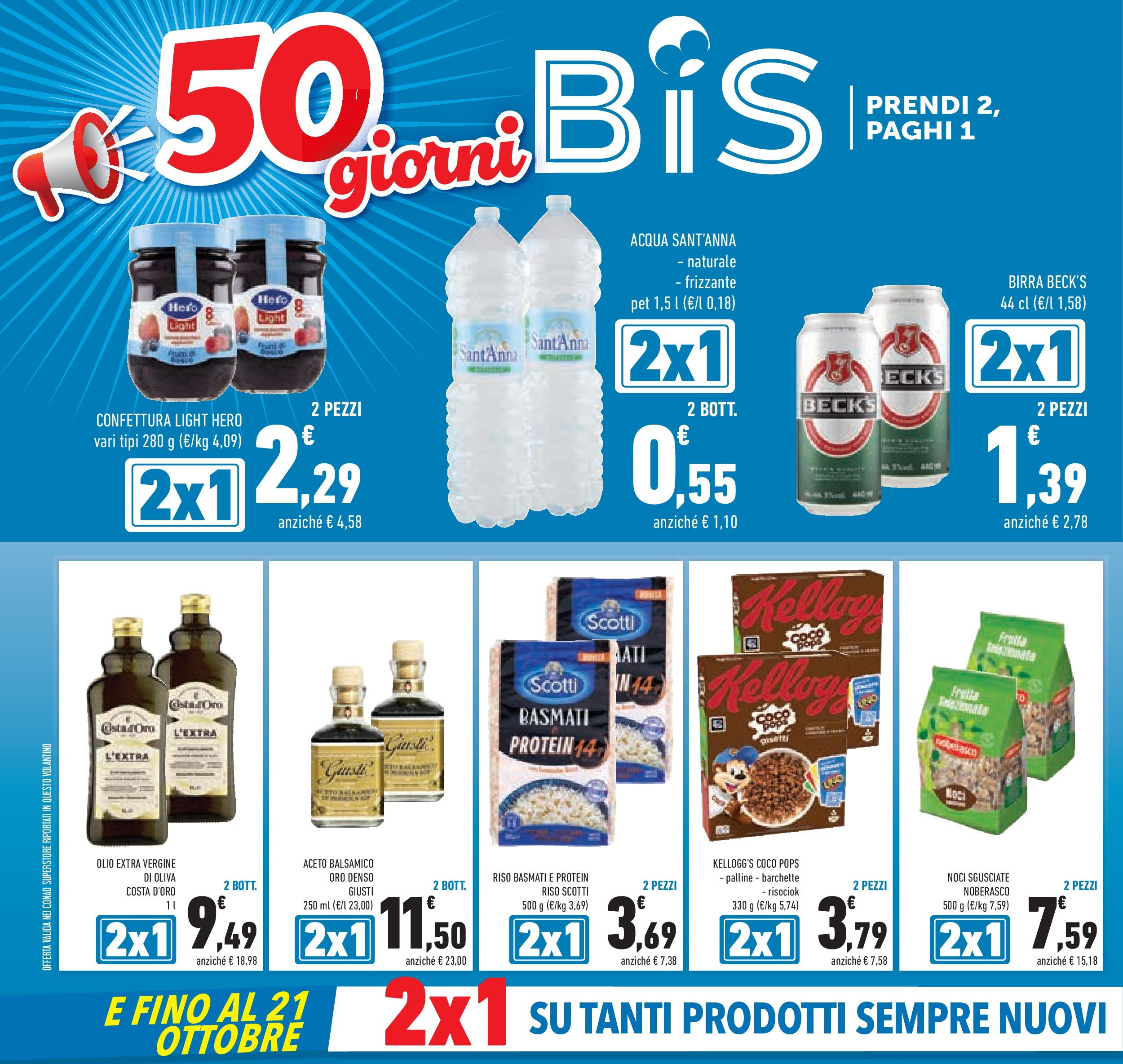 Volantino Conad dal 23/09/2025 > Anteprima | Pagina: 6 | Prodotti: Riso Basmati, Birra, Riso, Acqua