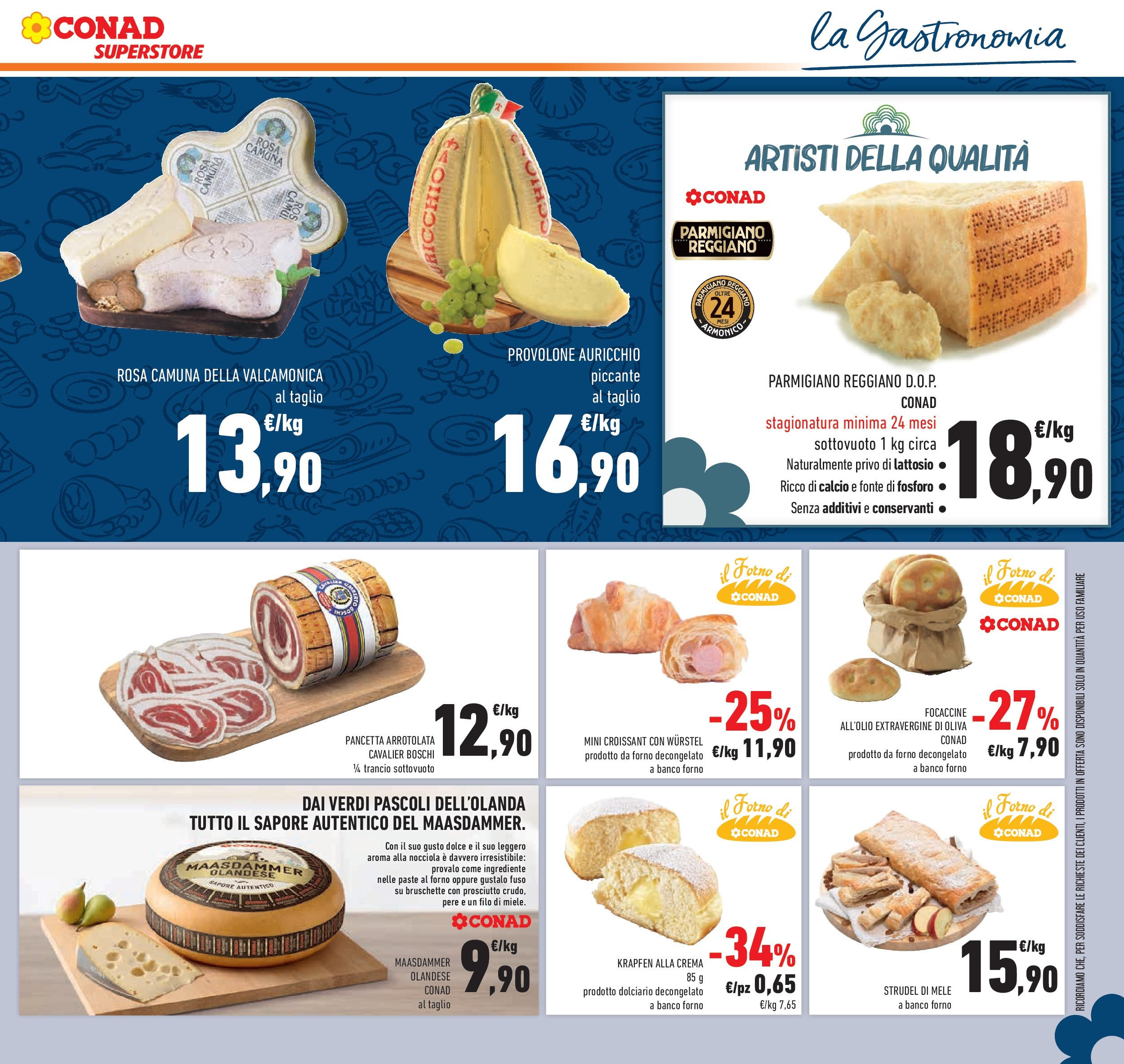 Volantino Conad dal 23/09/2025 > Anteprima | Pagina: 19 | Prodotti: Mele, Focaccia, Pancetta, Prosciutto