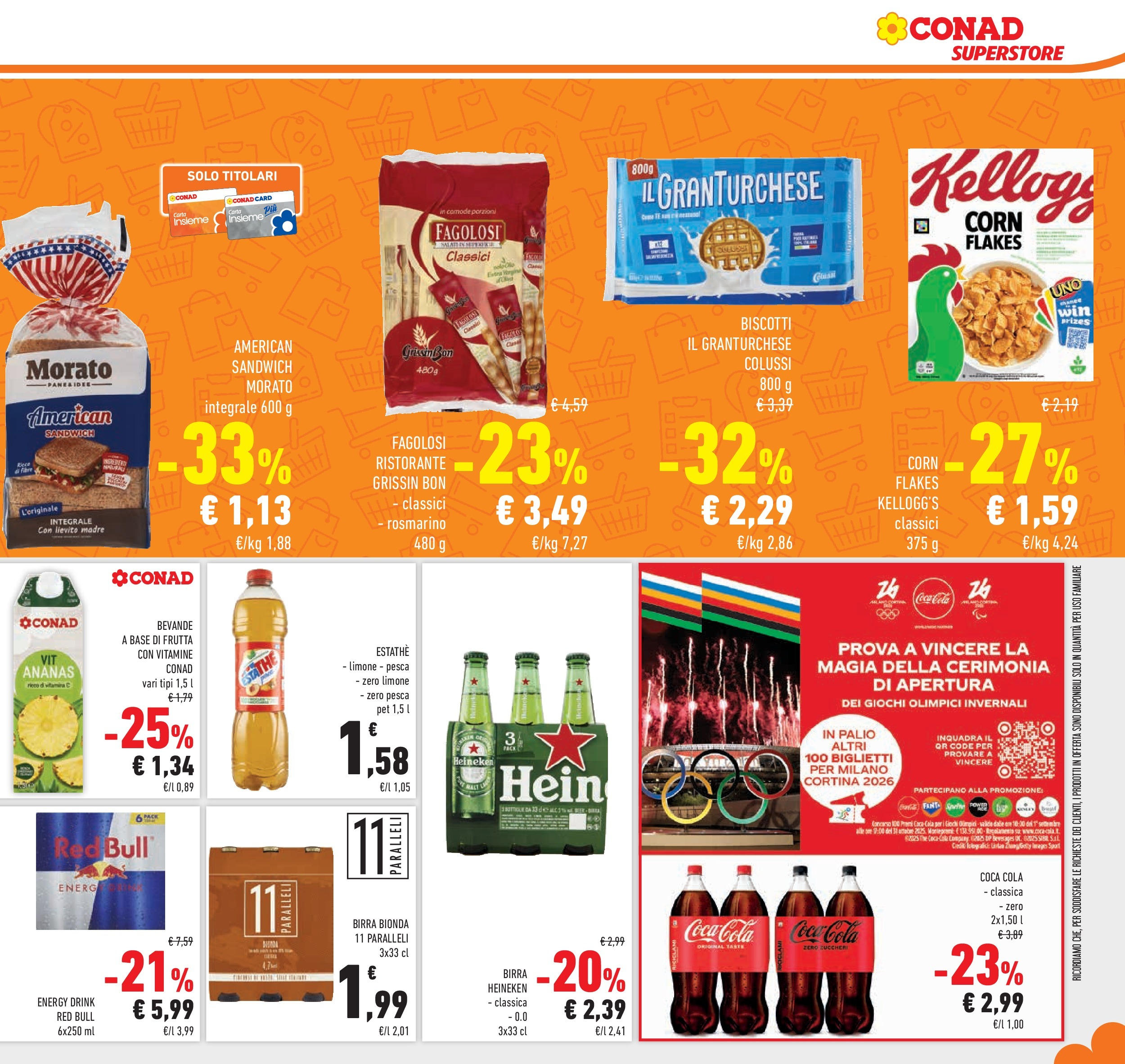 Volantino Conad dal 23/09/2025 > Anteprima | Pagina: 15 | Prodotti: Birra, Limone, The, Heineken