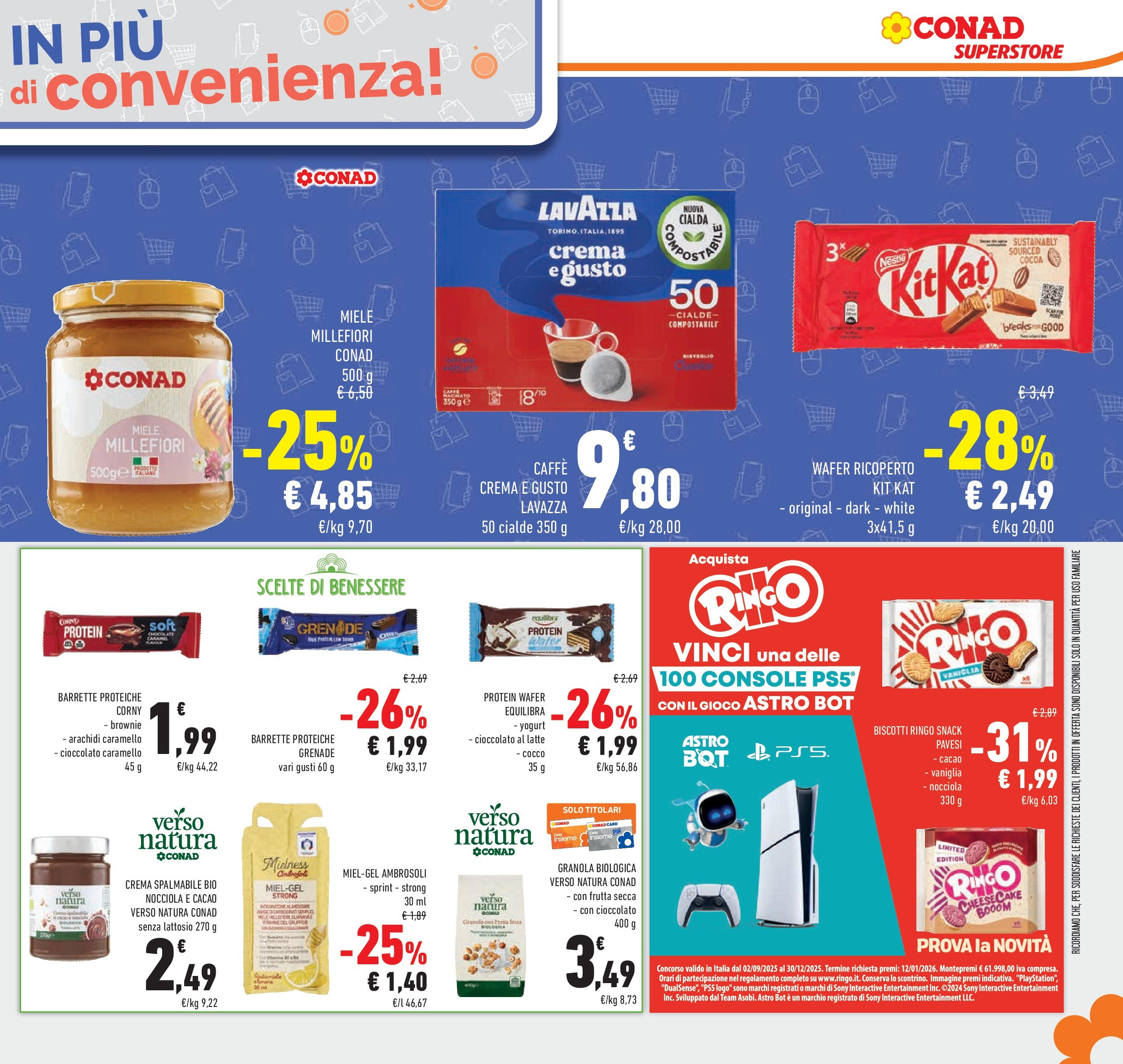 Volantino Conad dal 23/09/2025 > Anteprima | Pagina: 27 | Prodotti: Caffè, Cioccolato, Latte, Lavazza