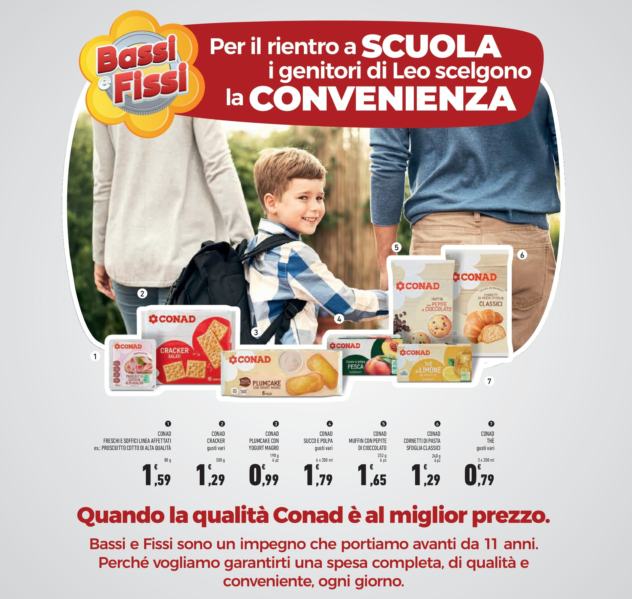 Volantino Conad dal 23/09/2025 > Anteprima | Pagina: 30 | Prodotti: Prosciutto Cotto, Succo, Pasta sfoglia, Croissant