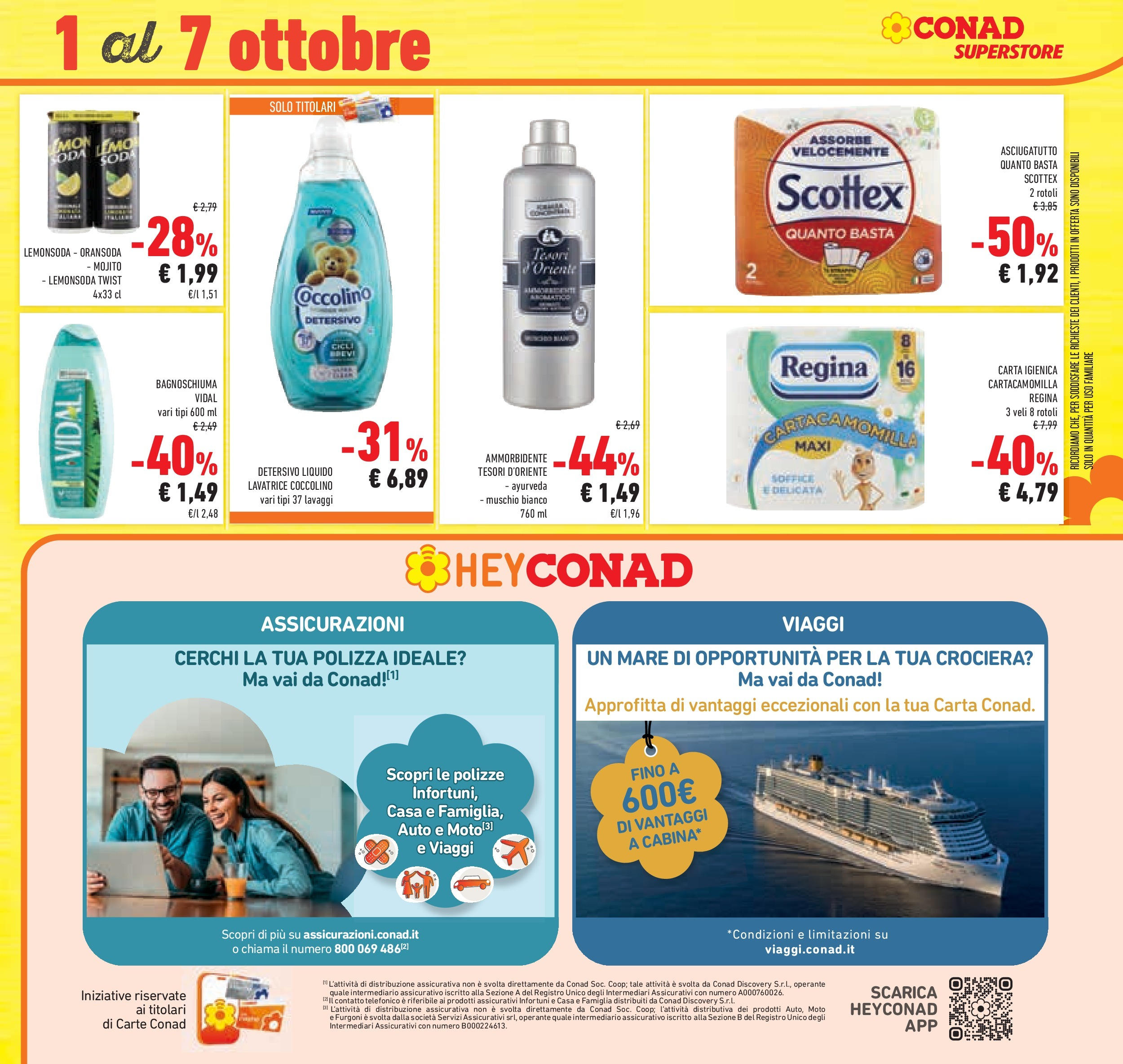 Volantino Conad dal 23/09/2025 > Anteprima | Pagina: 41 | Prodotti: Carta igienica, Ammorbidente, Lavatrice, Asciugatutto