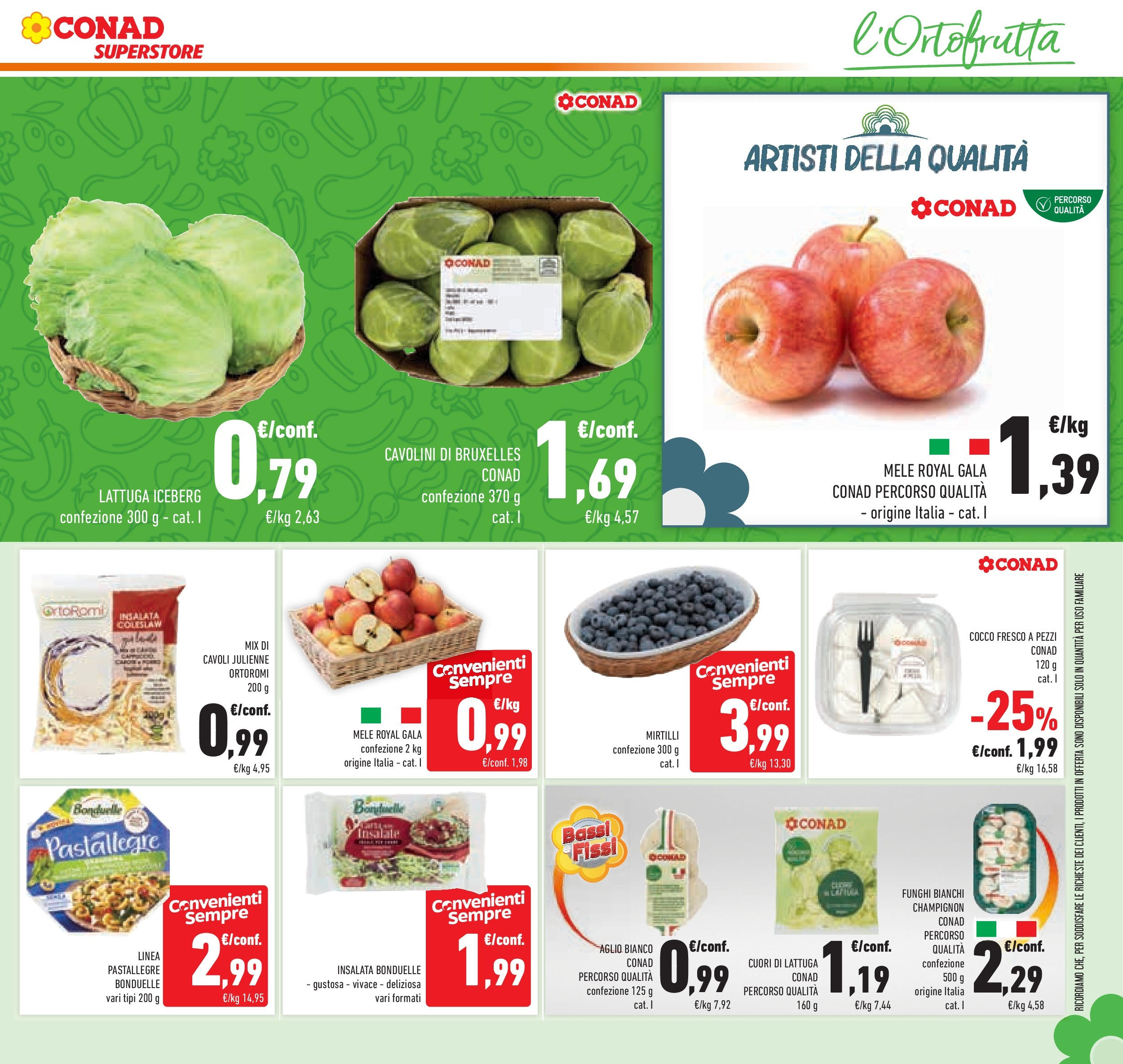 Volantino Conad dal 23/09/2025 > Anteprima | Pagina: 33 | Prodotti: Mele, Pasta, Mirtilli, Cocco